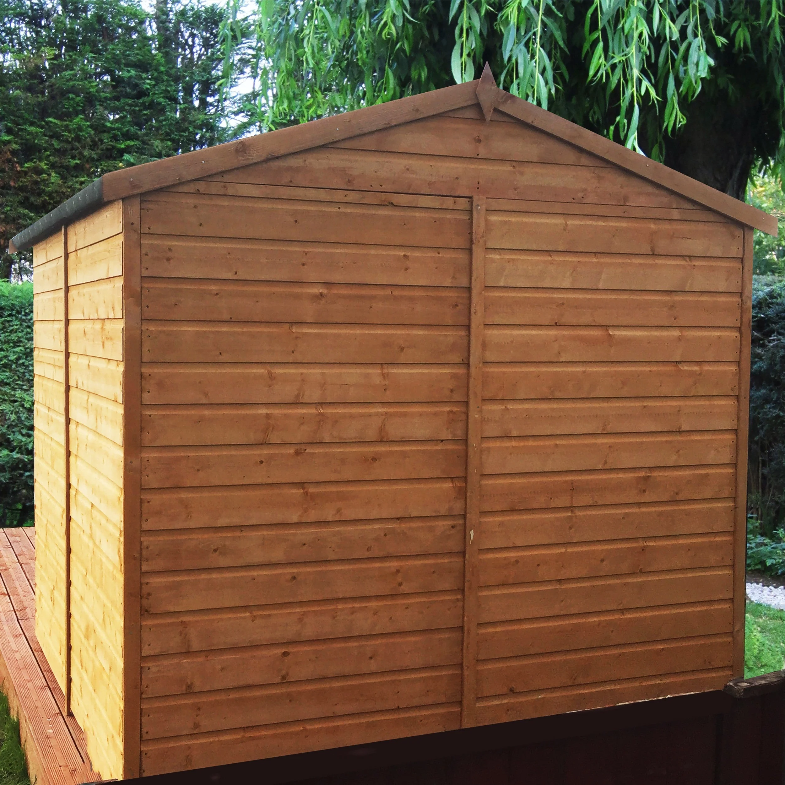 Abri 6' 3" x 6' 8" Apex Shed - Premium Dip Treated Shiplap - Image 6