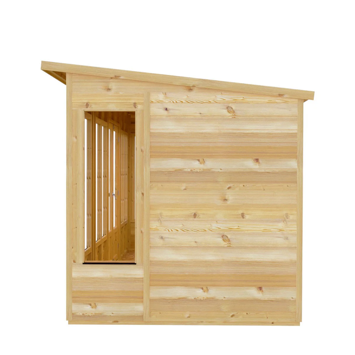 Shire Alora 5' 9" x 15' 8" Pent Summerhouse - Premium Dip Treated Overlap - Image 9