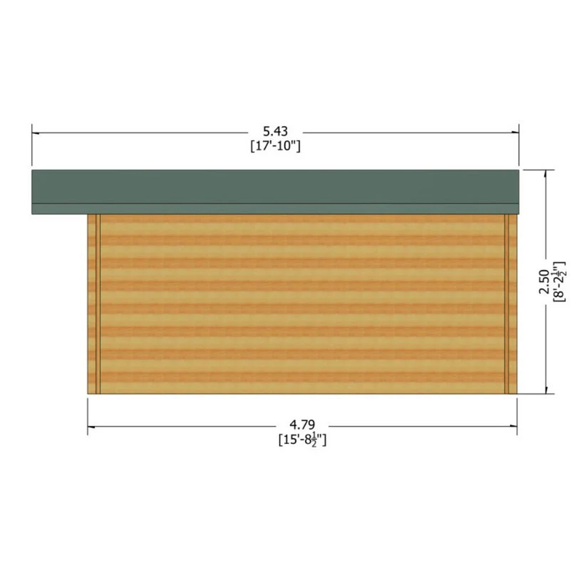 Shire Argyll 11' 9" x 15' 8" Apex Log Cabin - Premium 34mm Cladding Tongue & Groove - Image 8