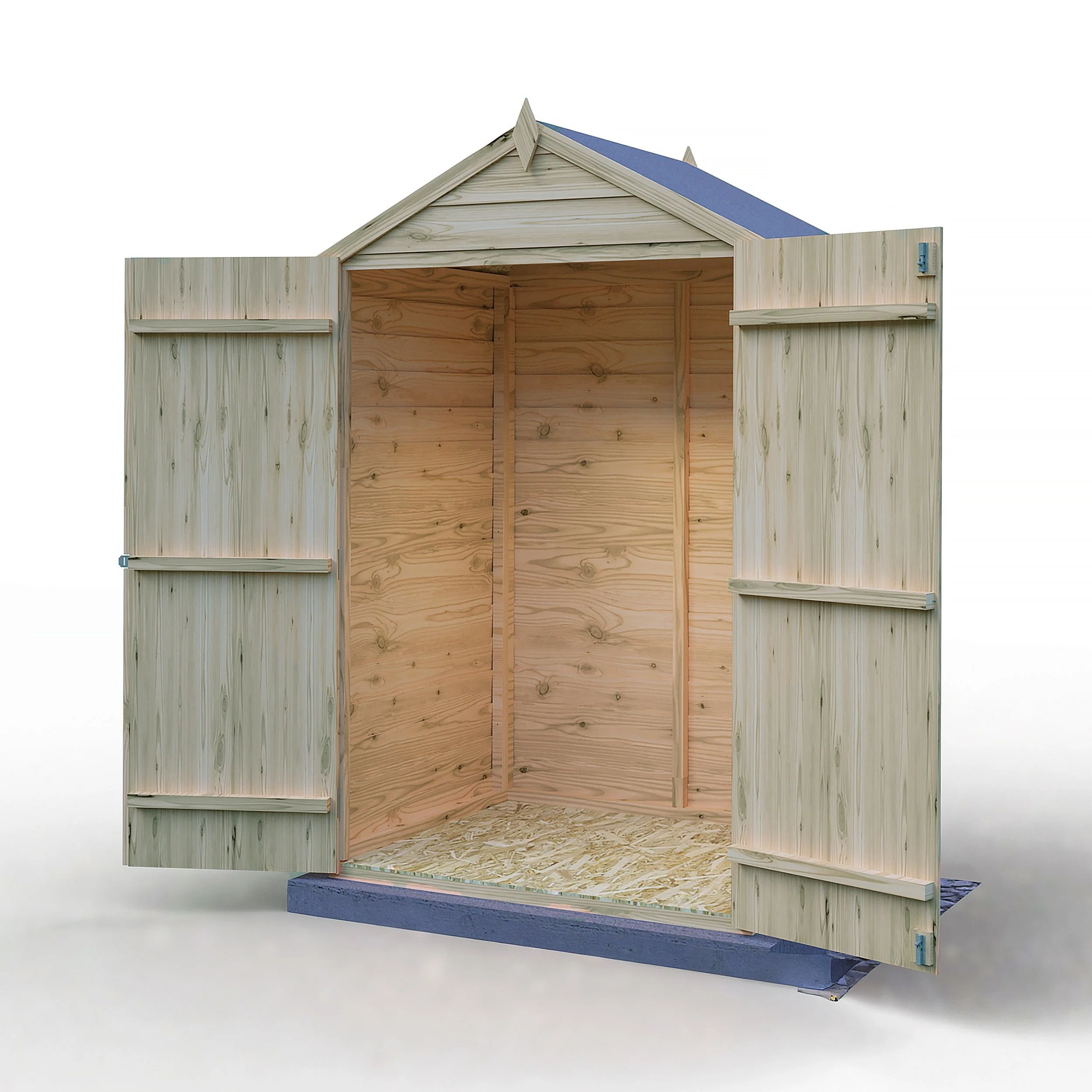 Ashworth 2' 10" x 3' 11" Apex Shed - Premium Pressure Treated Overlap - Image 2