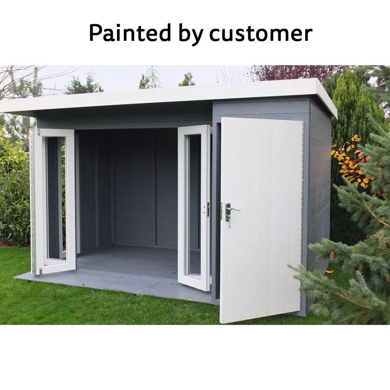 Shire Aster 12' 4" x 8' 5" Pent Summerhouse - Premium Dip Treated Shiplap - Image 3