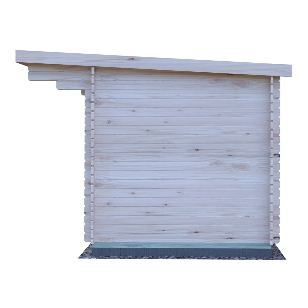 Shire Belgravia 7' 10" x 11' 9" Pent Log Cabin - Premium 44mm Cladding Tongue & Groove - Image 7