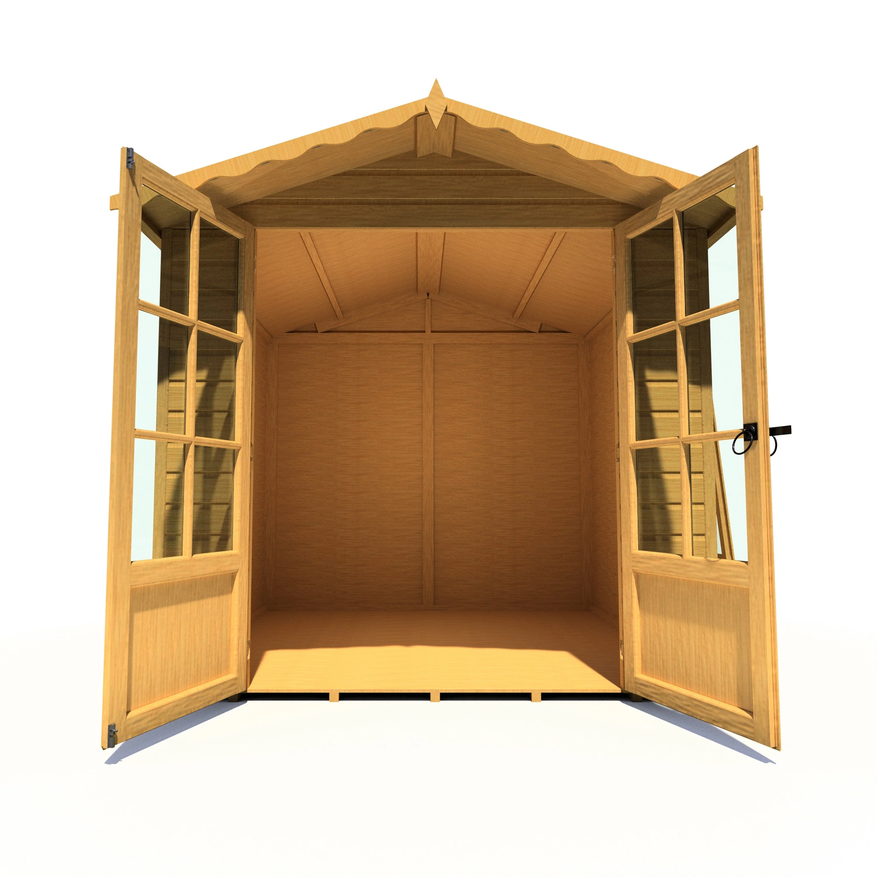 Buckingham 6' 3" x 6' 8" Apex Summerhouse - Premium Dip Treated Shiplap - Image 8