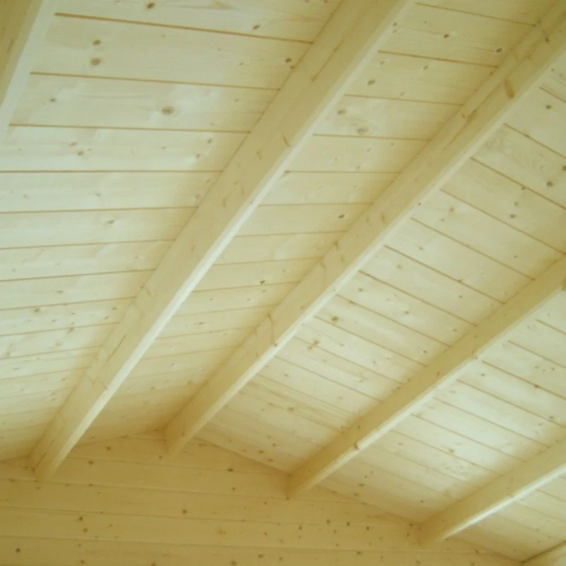 Shire Bucknells 11' 9" x 15' 8" Apex Log Cabin - Premium 44mm Cladding Tongue & Groove - Image 3