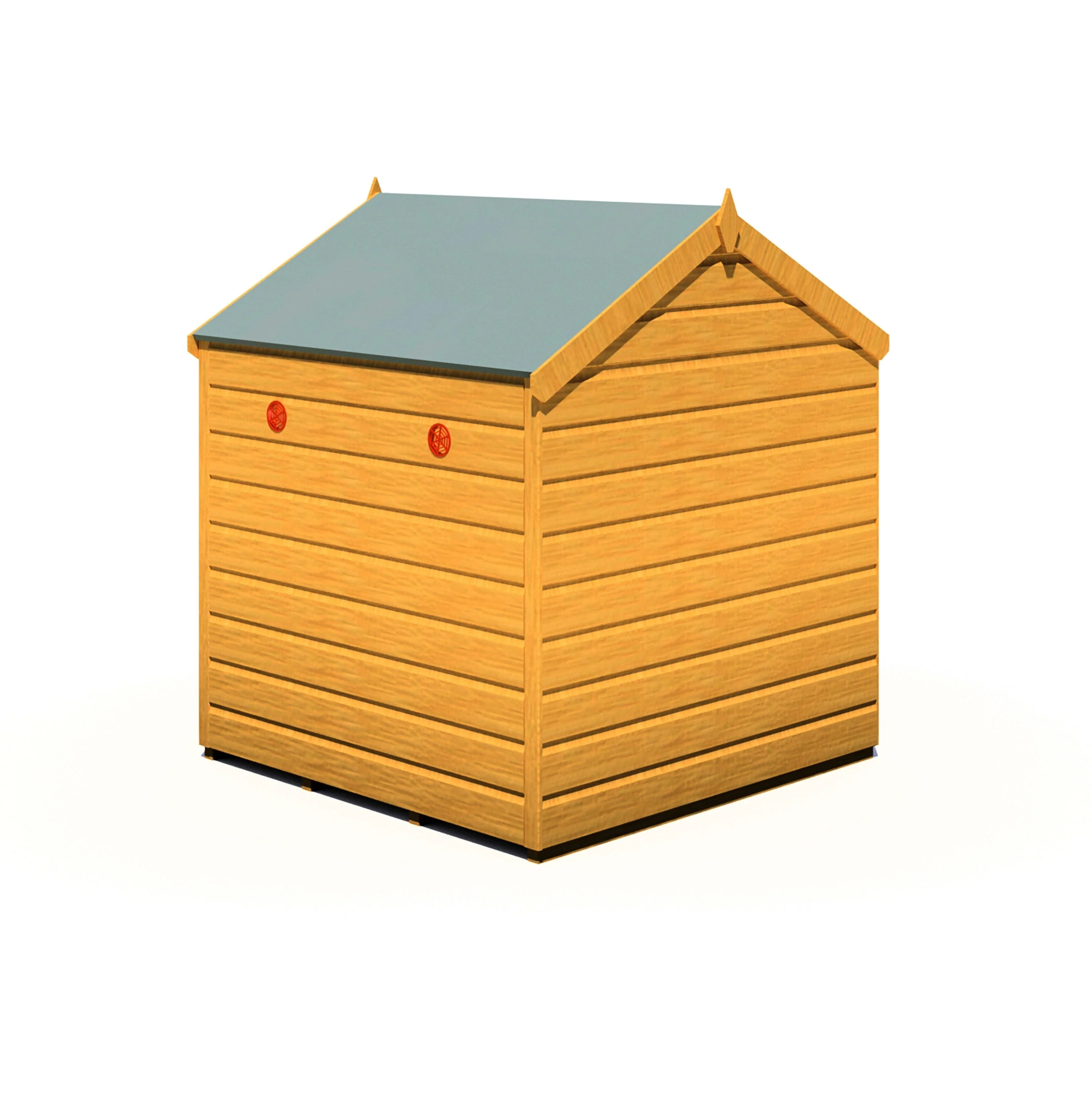Bunny 3' 8" x 3' 10" Apex Children's Playhouse - Premium Dip Treated Shiplap - Image 7