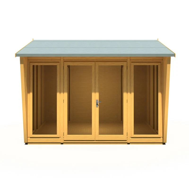 Shire Burghclere 7' 10" x 10' Reverse Apex Summerhouse - Premium Dip Treated Shiplap - Image 3