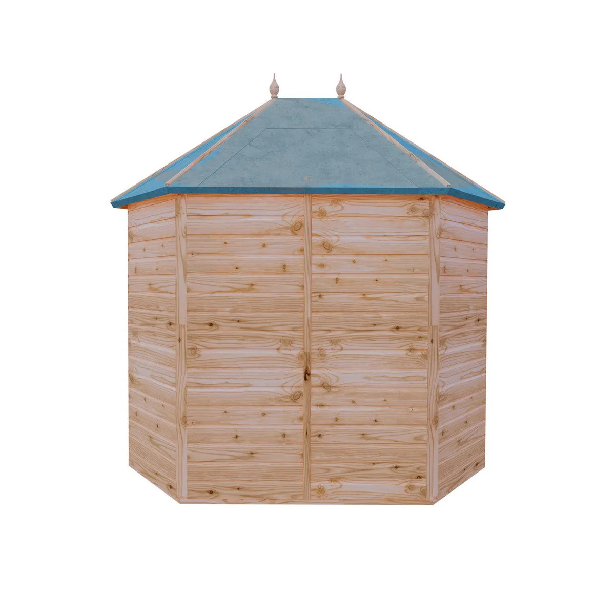 Shire Buttermere 5' 10" x 8' 6" Hexagonal Hip Summerhouse - Premium Dip Treated Shiplap - Image 7