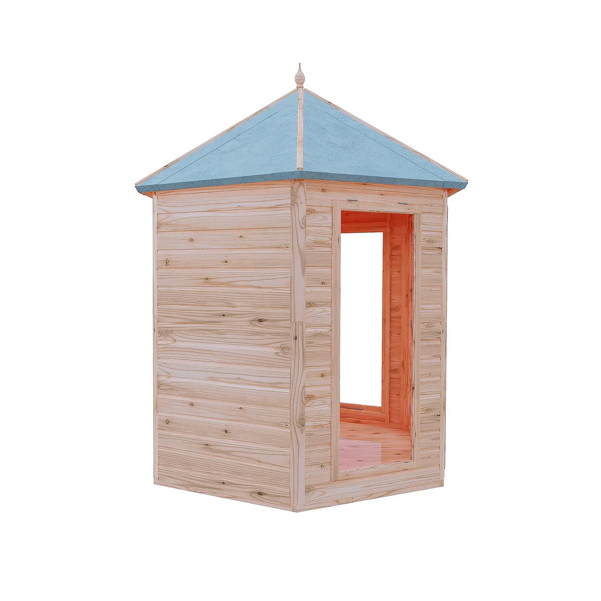 Shire Buttermere 5' 10" x 8' 6" Hexagonal Hip Summerhouse - Premium Dip Treated Shiplap - Image 8