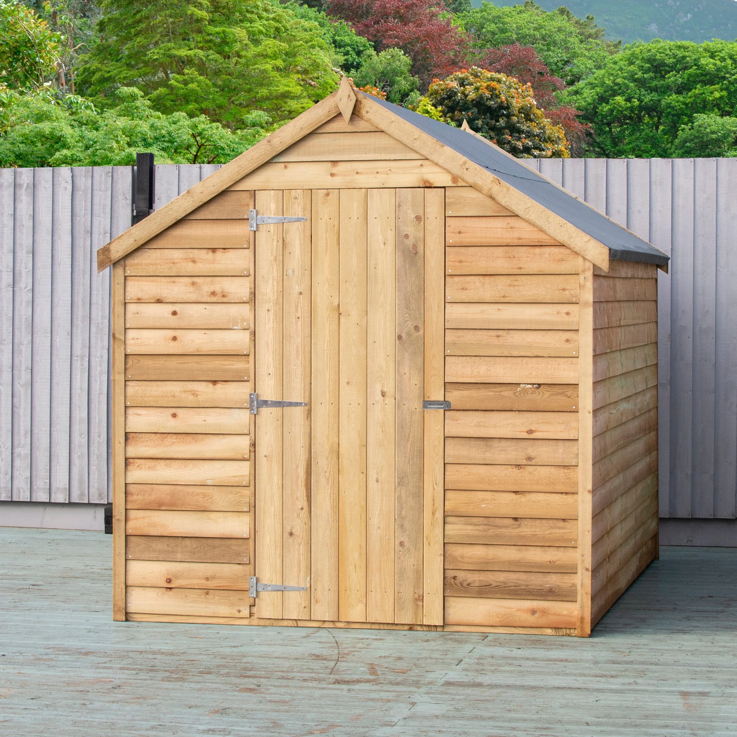Cambridge 5' 9" x 7' 10" Apex Shed - Premium Pressure Treated Overlap - Image 6