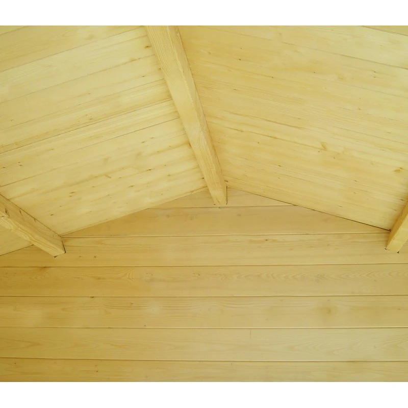 Camelot 9' x 9' 9" Apex Log Cabin - Budget 19mm Cladding Tongue & Groove - Image 9