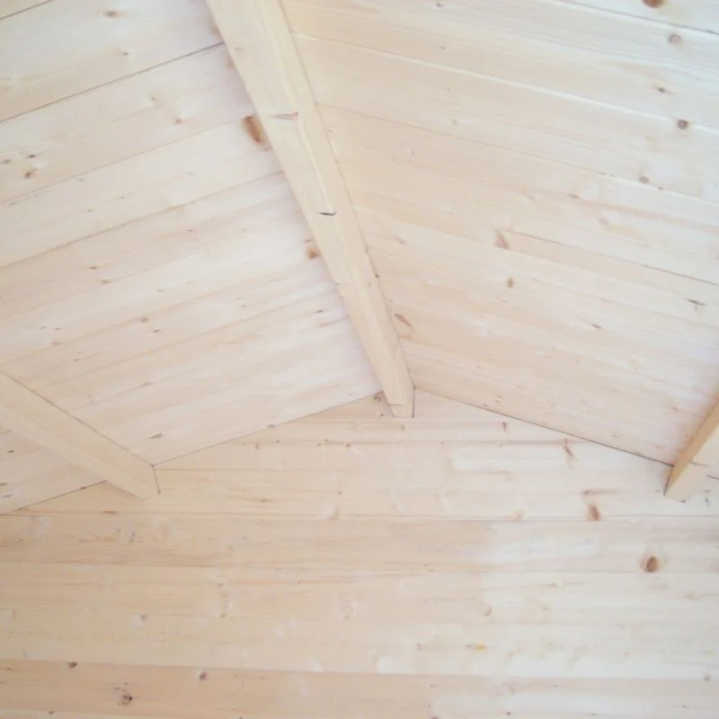 Camelot 7' x 7' 10" Apex Log Cabin - Premium 19mm Cladding Log Clad - Image 2