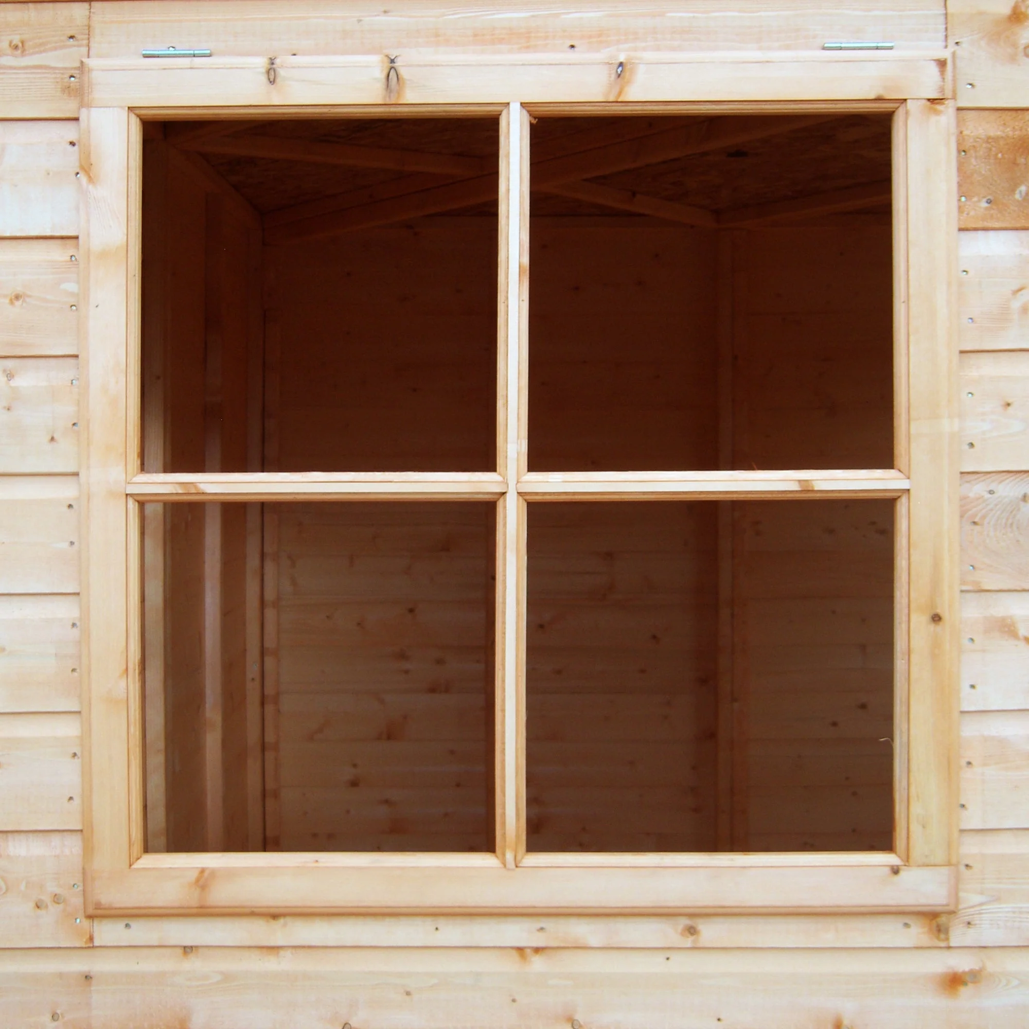 Corner 7' 1" x 7' 4" Flat Shed - Premium Dip Treated Shiplap - Image 6