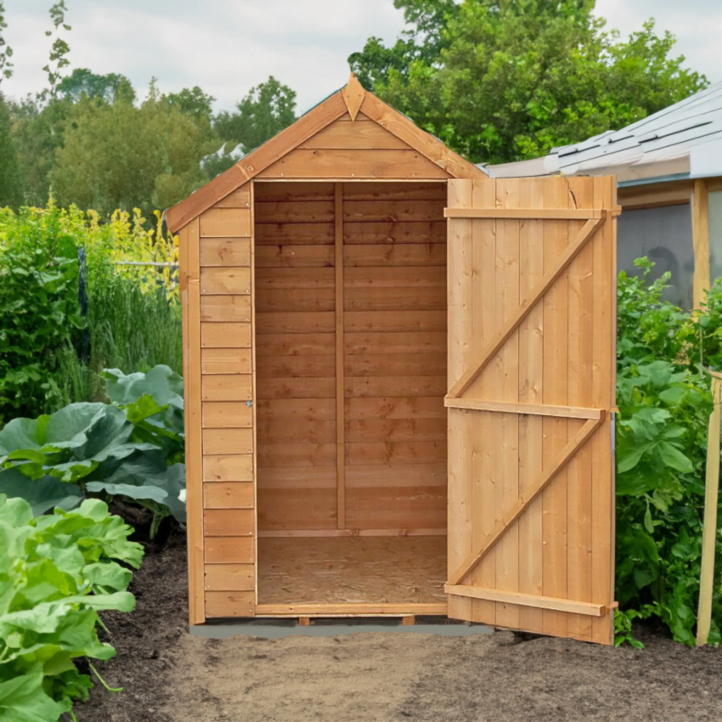 Cromer 3' 8" x 5' 11" Apex Shed - Premium Pressure Treated Overlap - Image 2