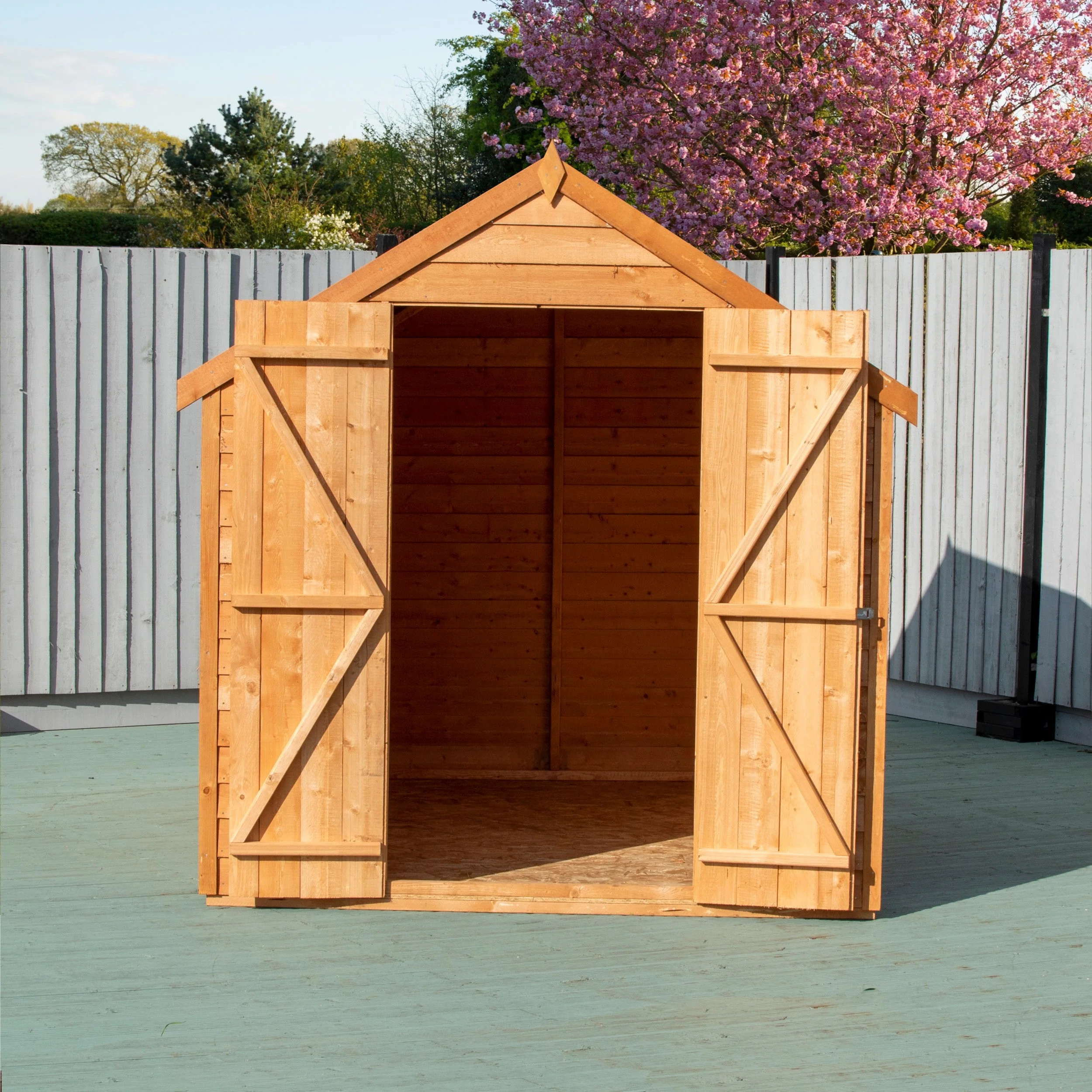 Cromer 5' 9" x 7' 10" Apex Shed - Premium Pressure Treated Overlap - Image 10