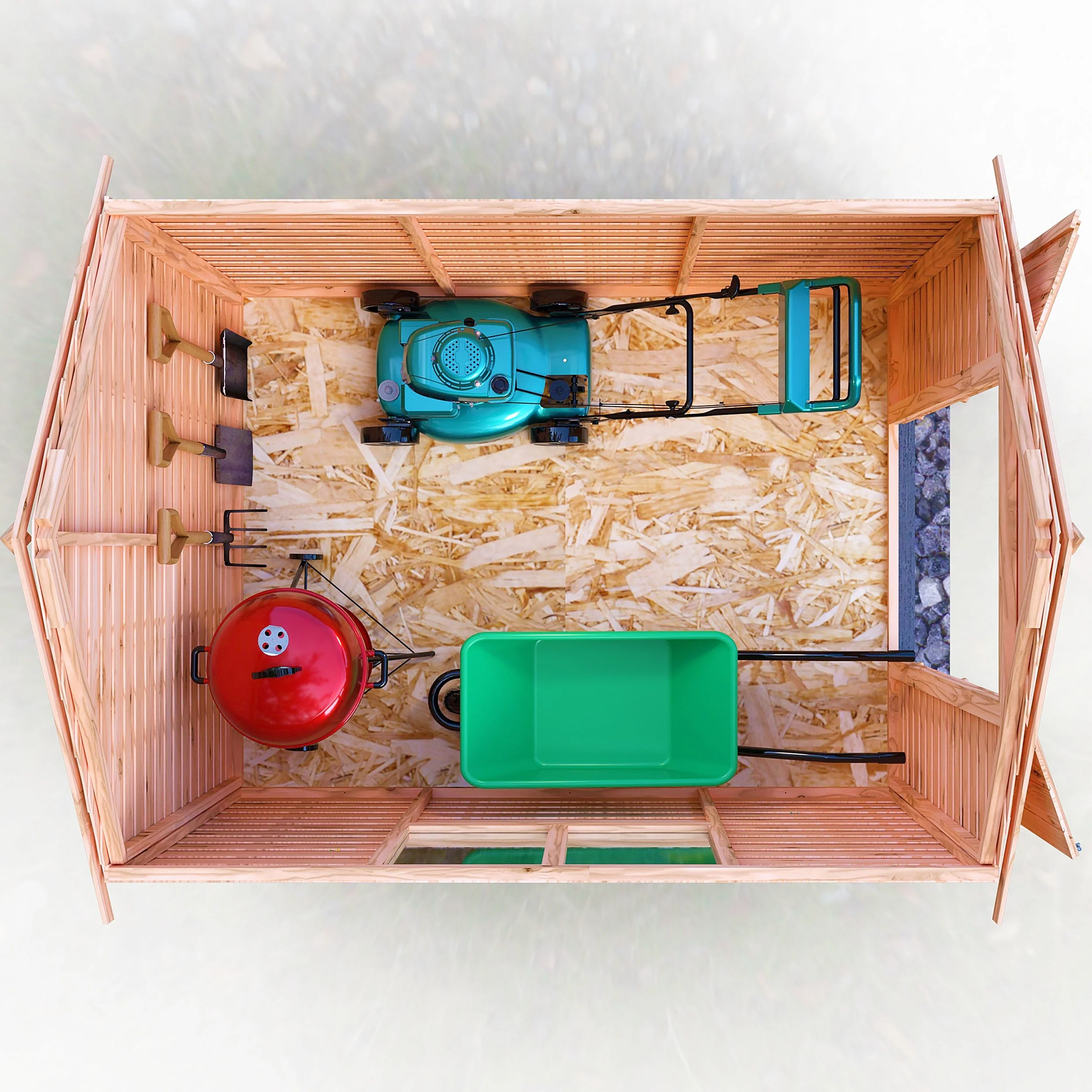 Cromer 5' 9" x 7' 10" Apex Shed - Premium Pressure Treated Overlap - Image 6