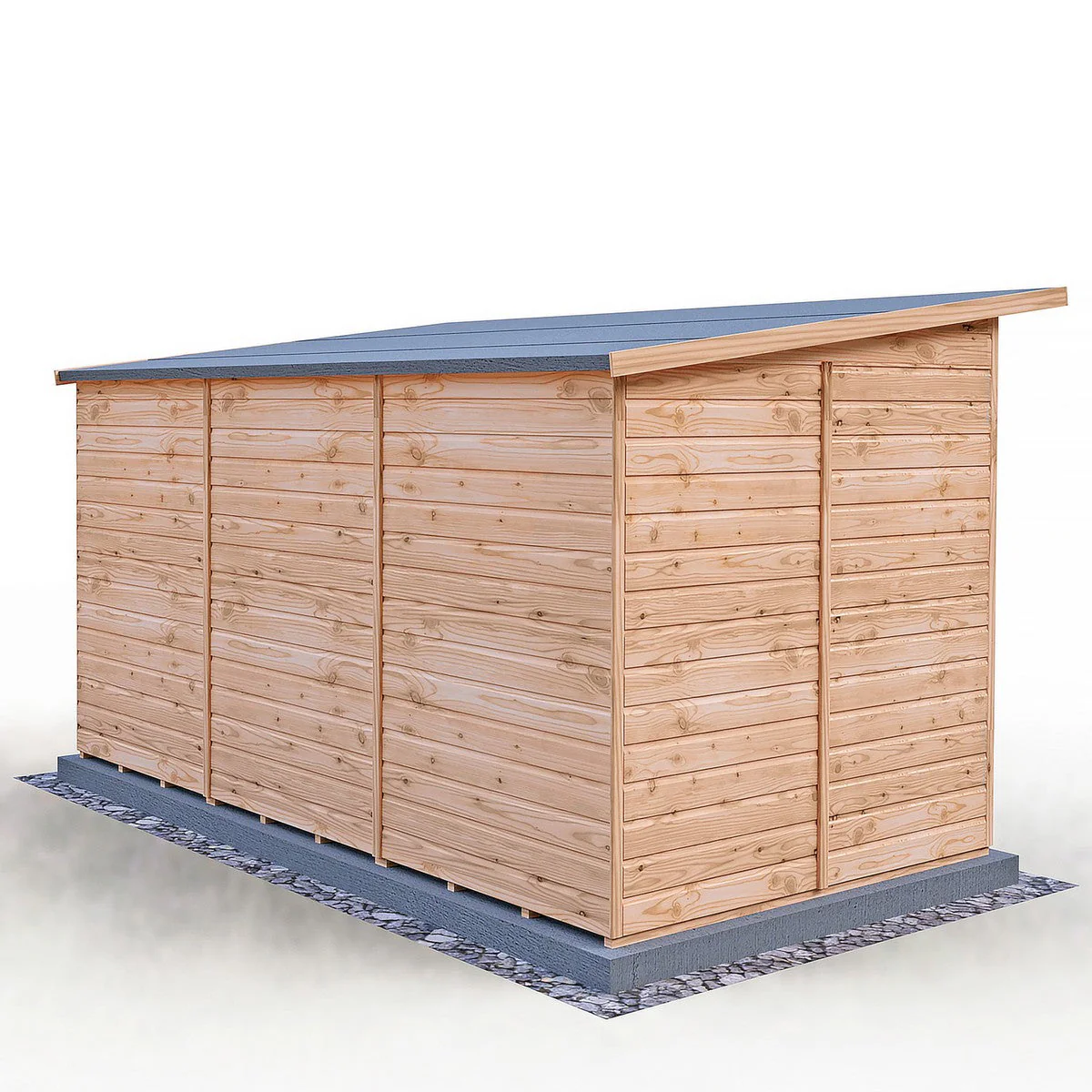 Shire Dahlia 5' 9" x 11' 9" Pent Summerhouse - Premium Dip Treated Overlap - Image 9