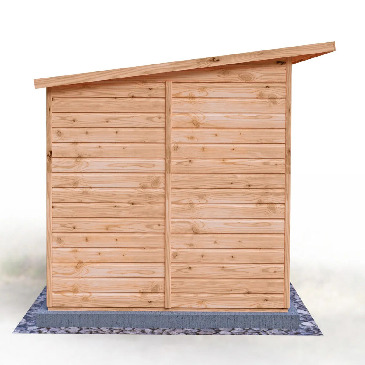 Shire Dahlia 5' 9" x 7' 10" Pent Summerhouse - Premium Dip Treated Overlap - Image 11