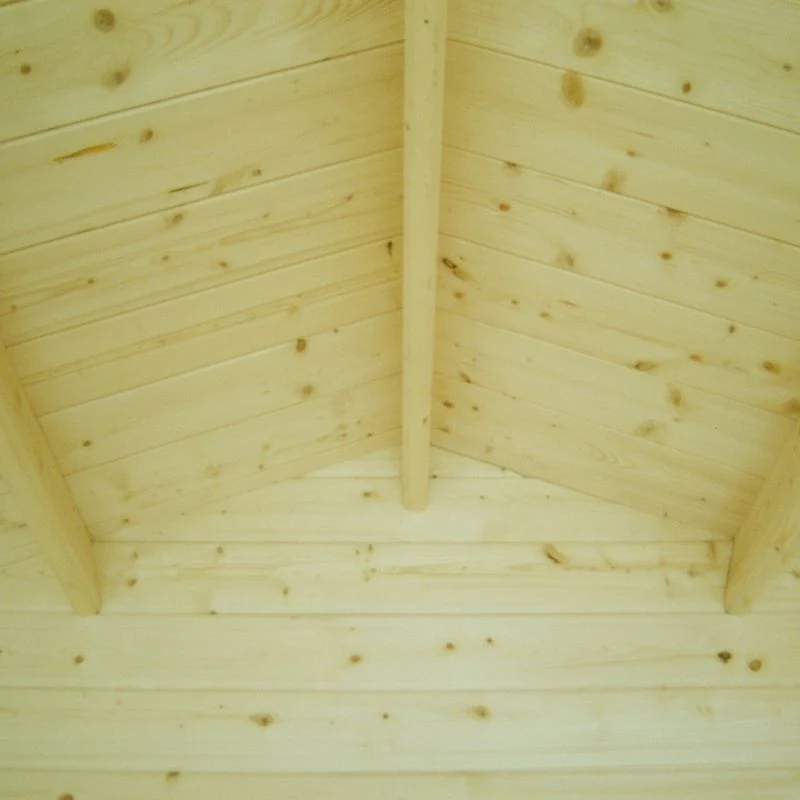Danbury 6' x 6' 10" Apex Log Cabin - Premium 19mm Cladding Log Clad - Image 2