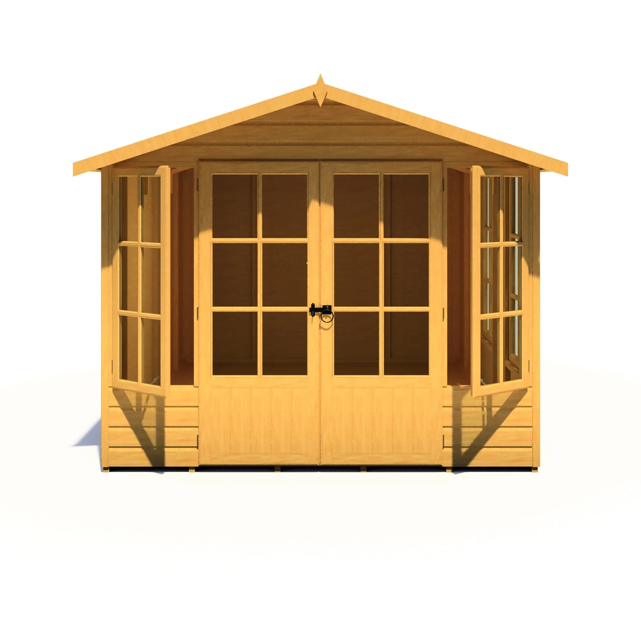 Shire Delmora 11' 6" x 8' Apex Summerhouse - Premium Dip Treated Shiplap - Image 5