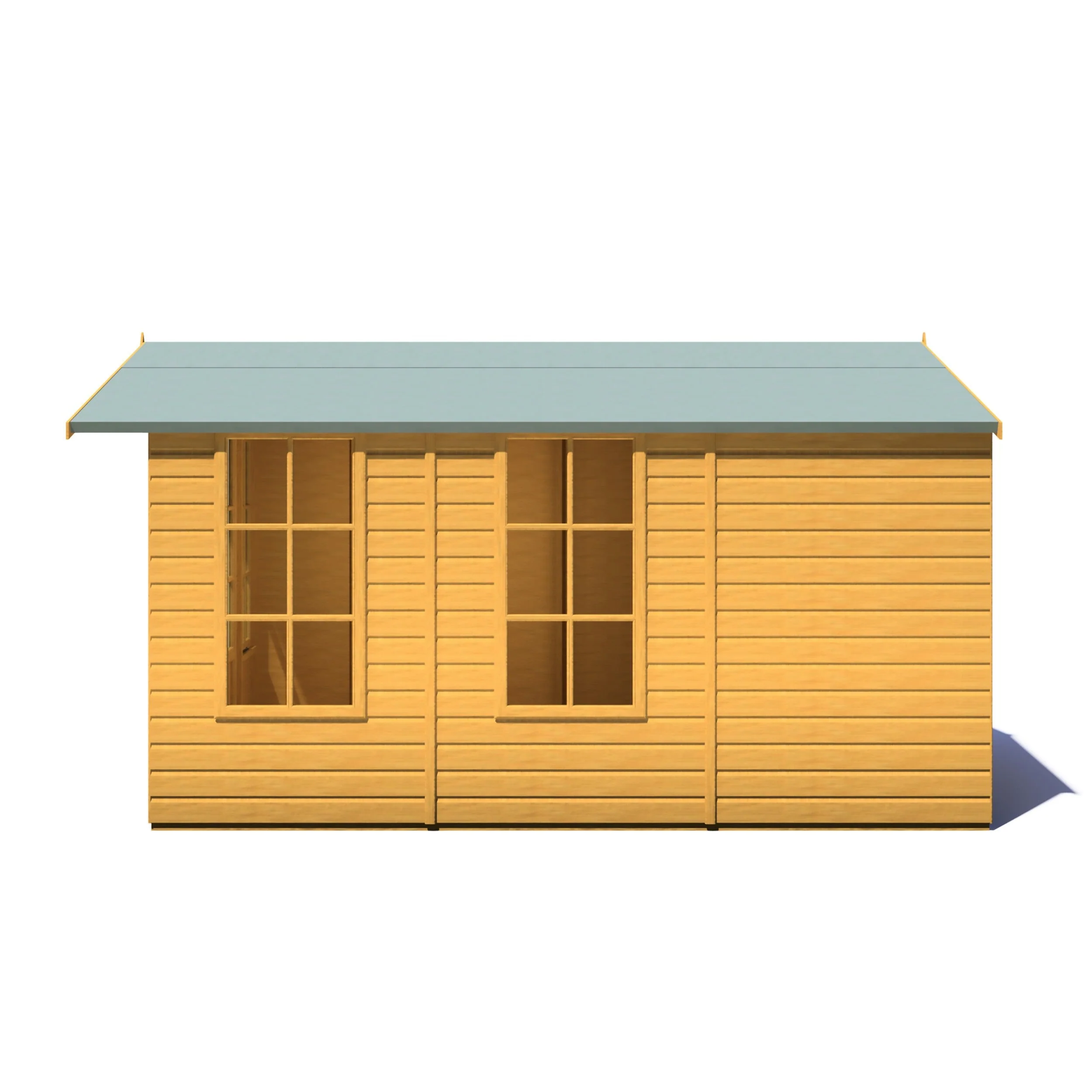 Shire Delmora 11' 6" x 8' Apex Summerhouse - Premium Dip Treated Shiplap - Image 6