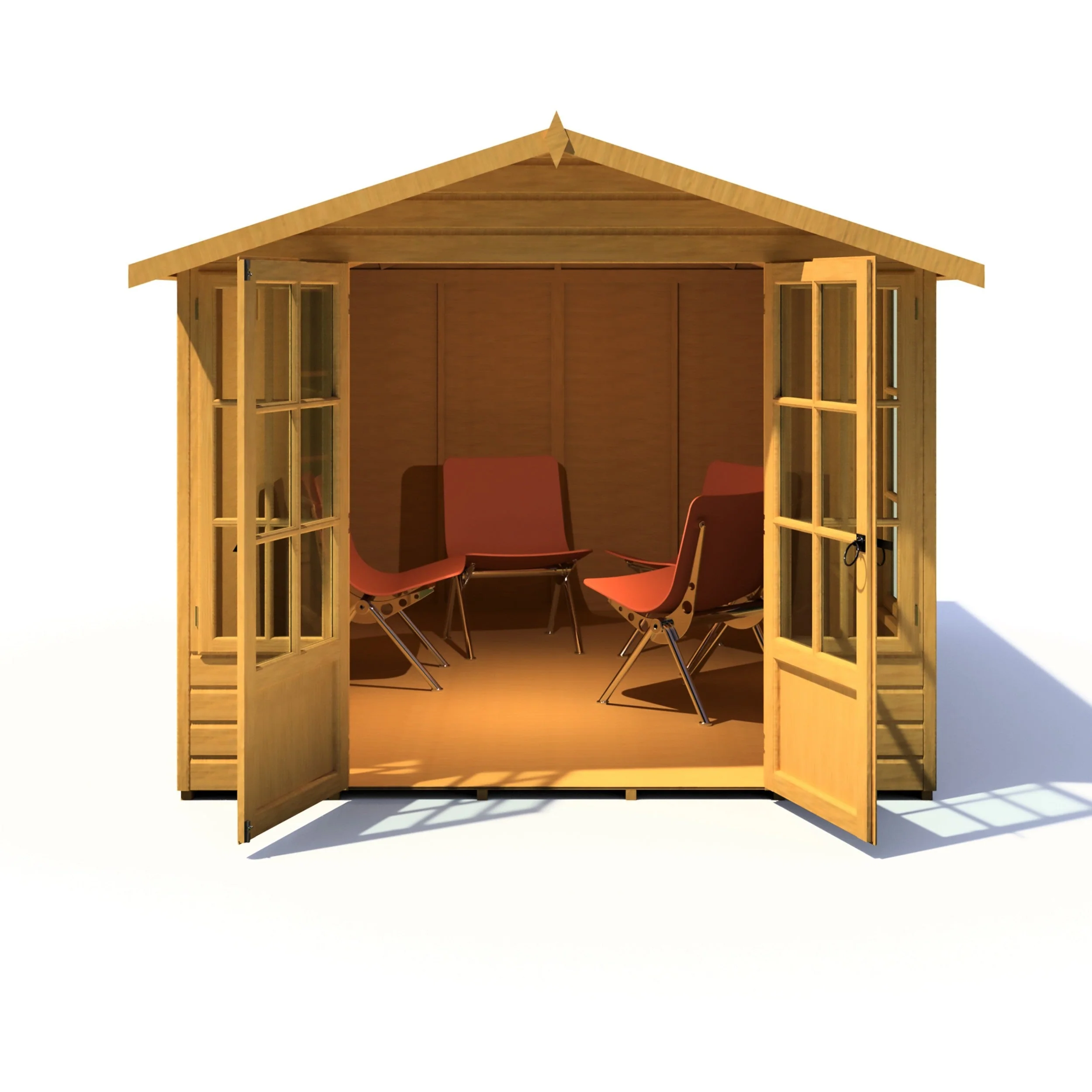 Shire Delmora 11' 6" x 8' Apex Summerhouse - Premium Dip Treated Shiplap - Image 8