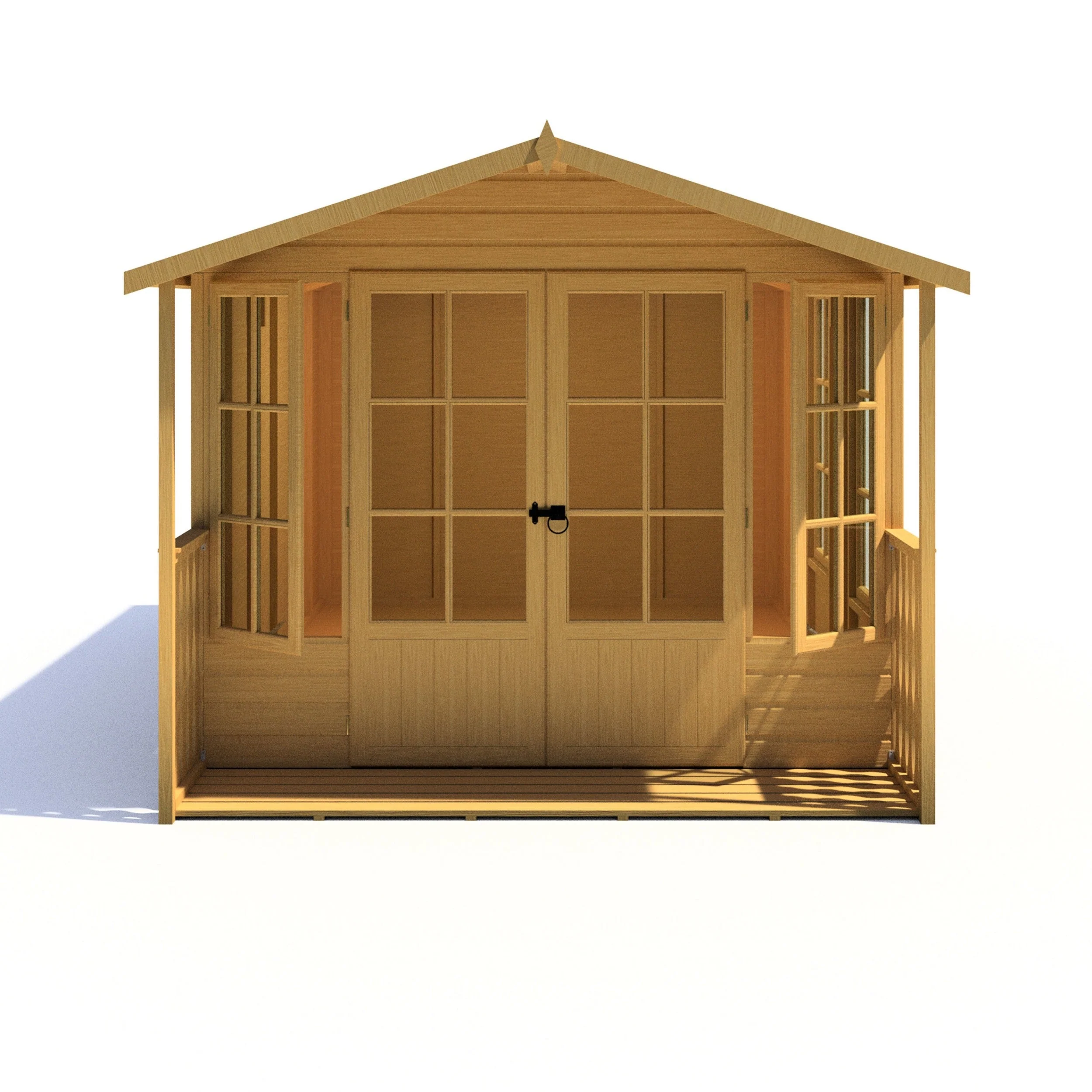 Shire Delmora 11' 6" x 8' Apex Summerhouse - Premium Dip Treated Shiplap - Image 8