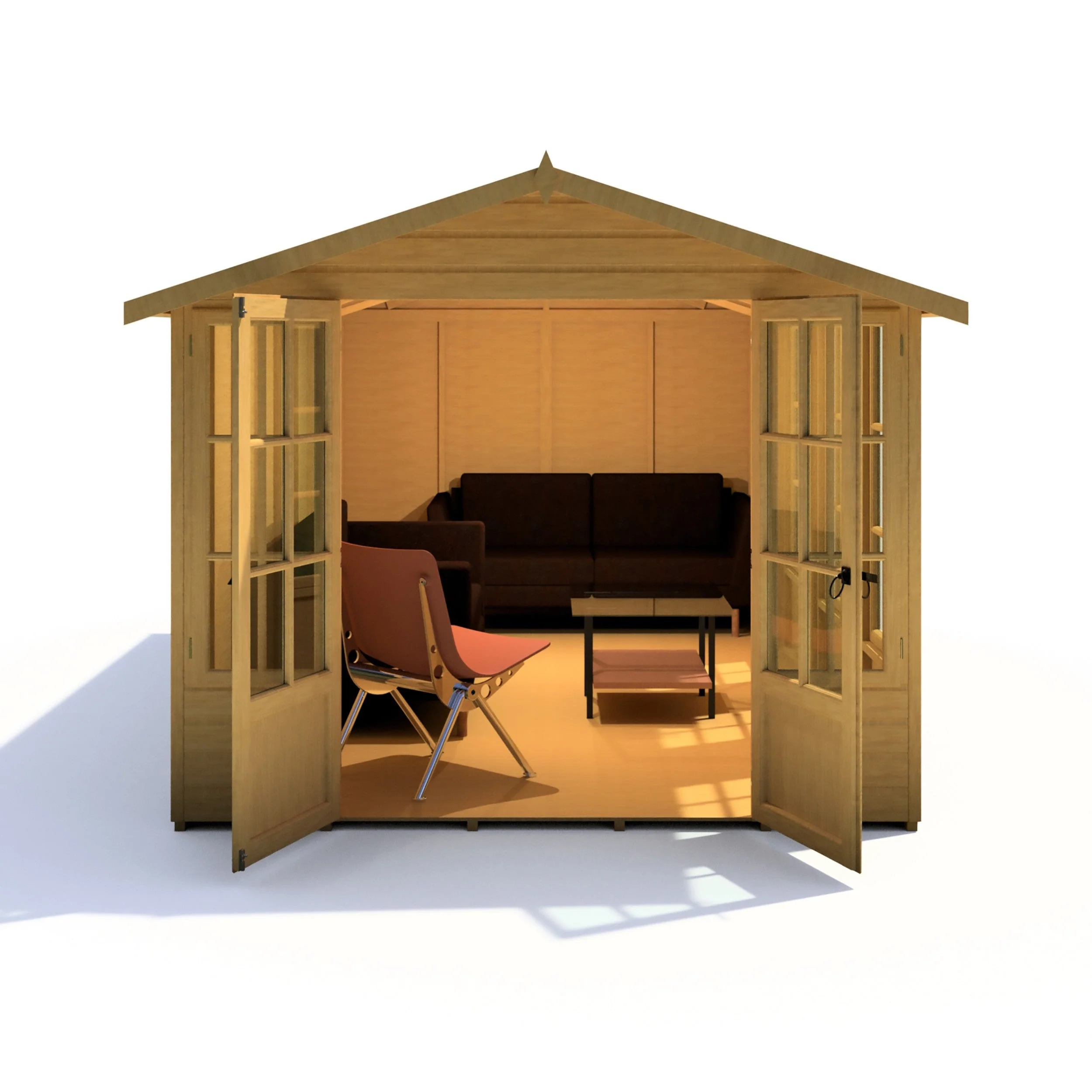 Shire Delmora 15' 5" x 8' Apex Summerhouse - Premium Dip Treated Shiplap - Image 7