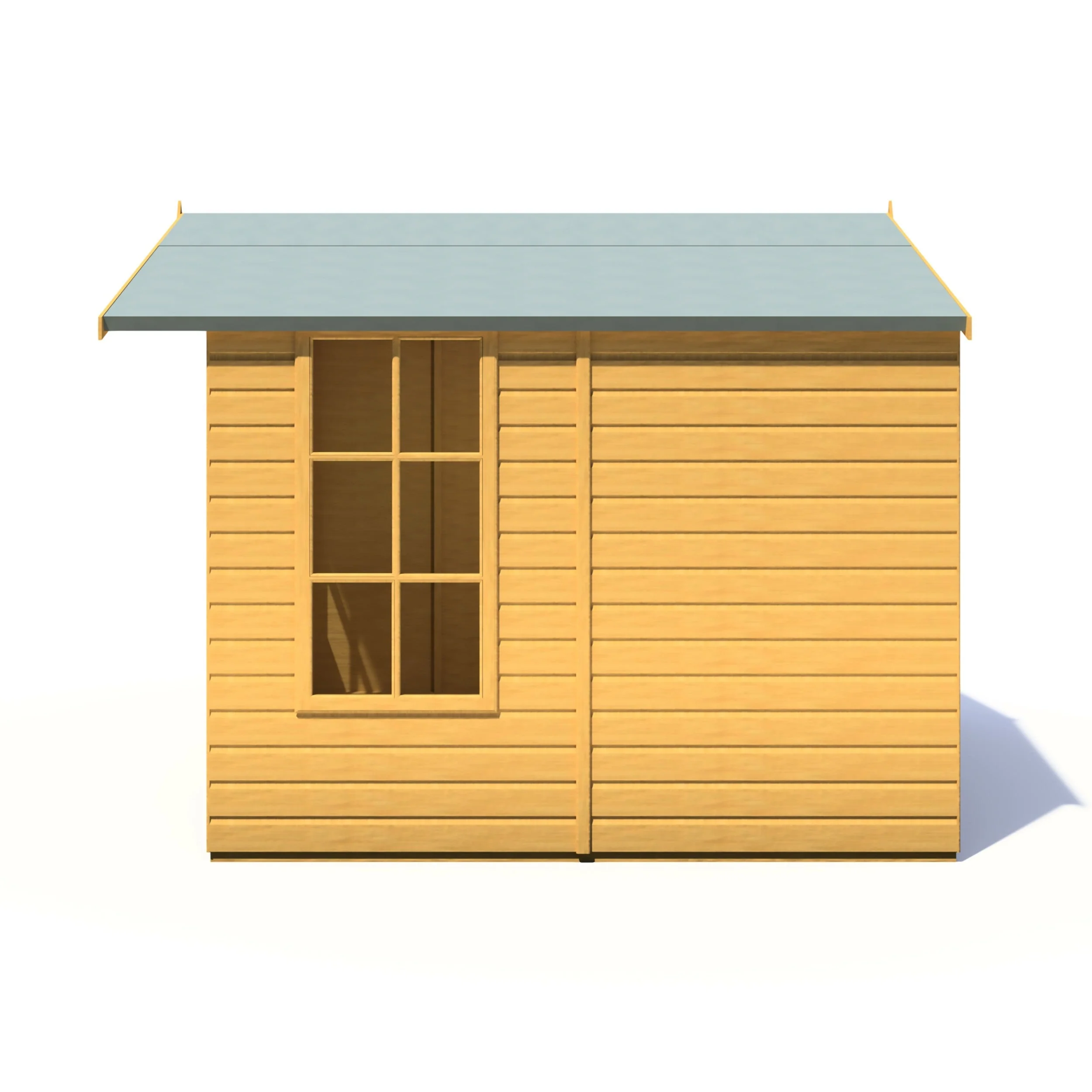 Shire Delmora 7' 7" x 8' Apex Summerhouse - Premium Dip Treated Shiplap - Image 7