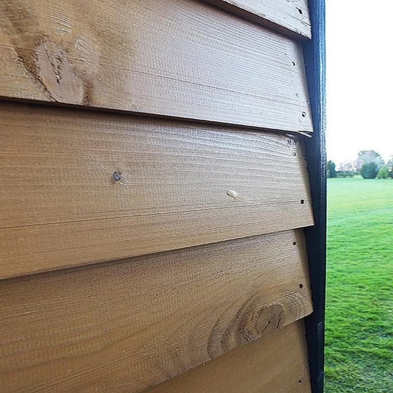 Shire Drayton 7' 3" x 9' 10" Reverse Apex Garden Studio - Premium Dip Treated Overlap - Image 2