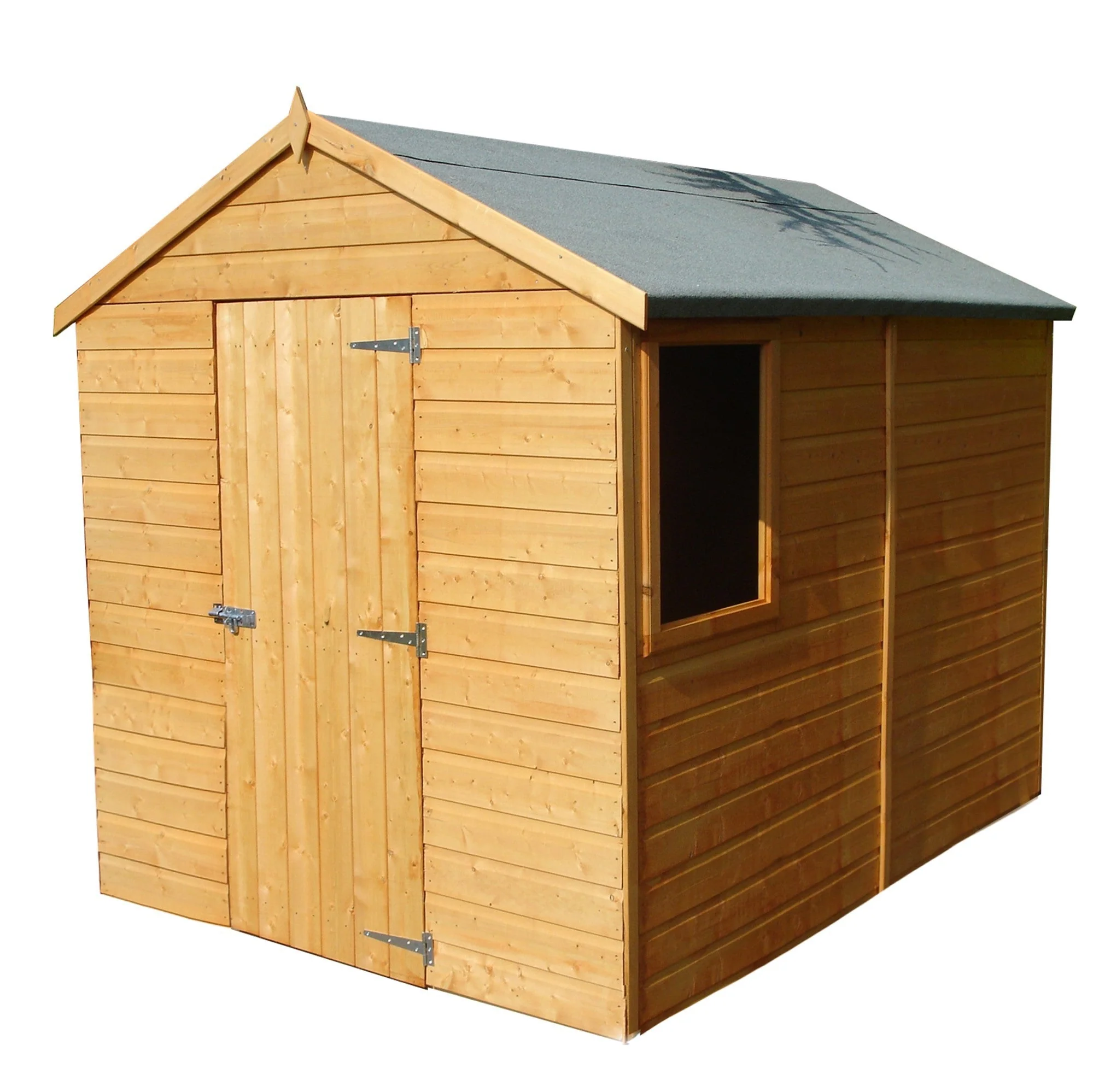 Durham 5' 9" x 7' 10" Apex Shed - Premium Dip Treated Shiplap - Image 2