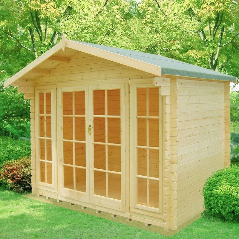 Shire Epping 11' 9" x 15' 8" Apex Log Cabin - Premium 28mm Cladding Tongue & Groove - Image 2