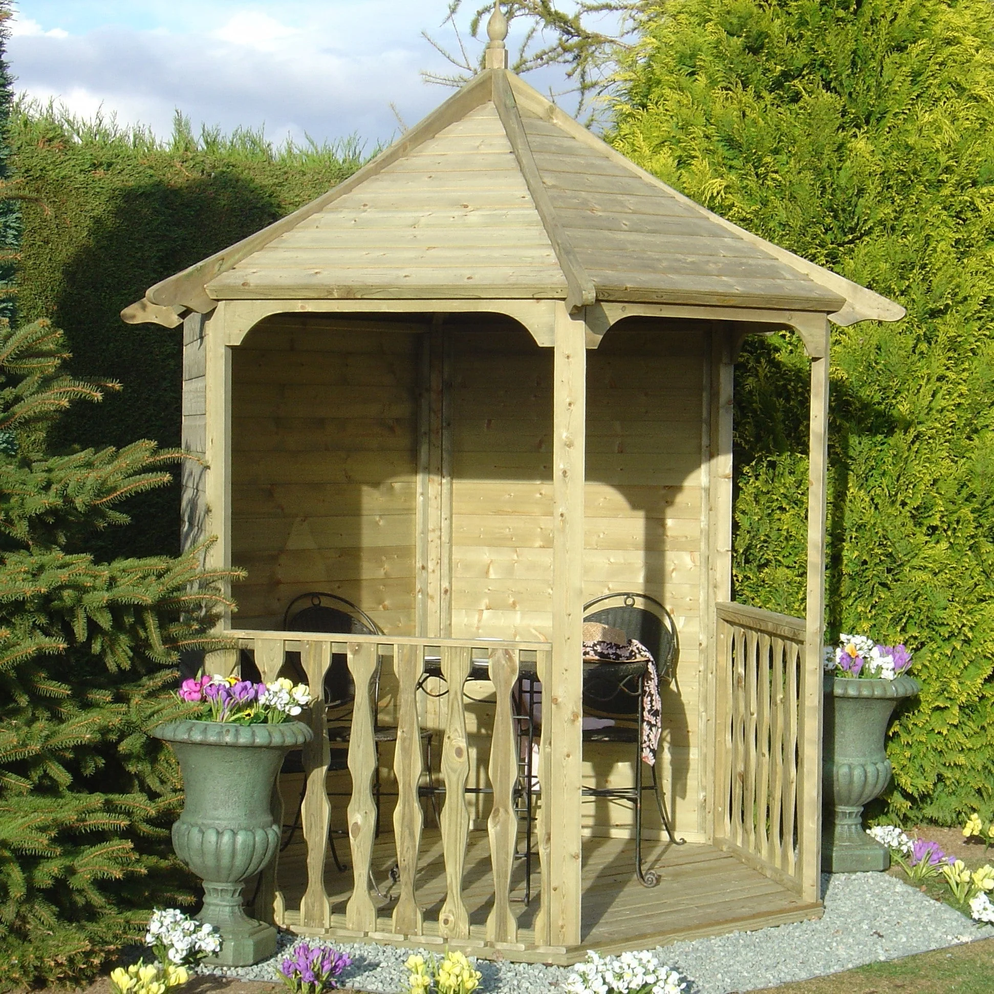 Shire Garden Arbour 6' x 7' - Image 6