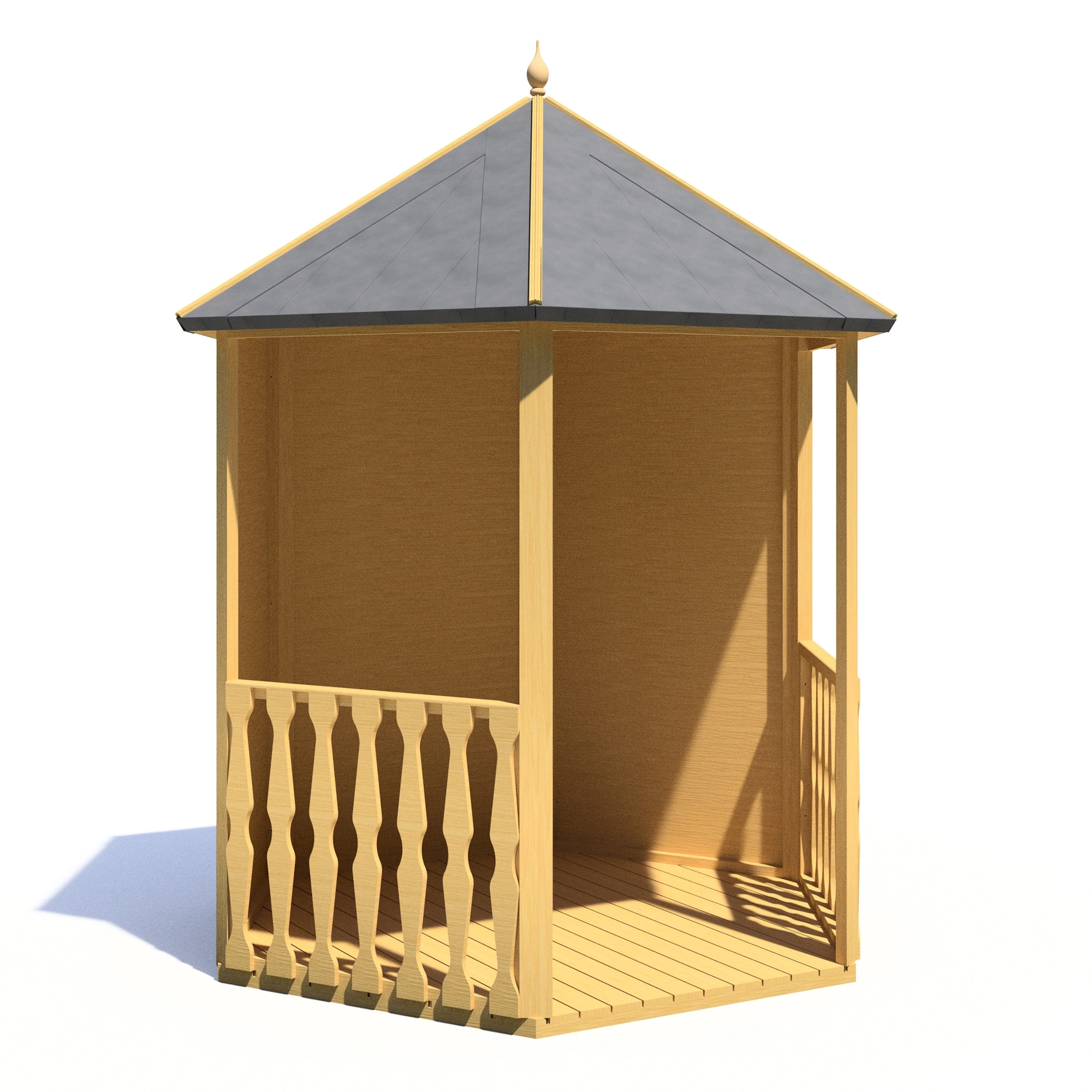 Shire Gazebo Garden Arbour (7' x 6') - Image 2