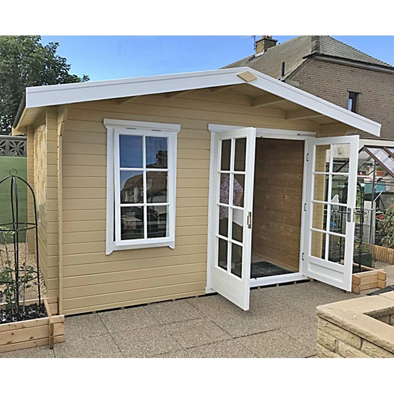 Shire Glenmore 9' 9" x 7' 10" Apex Log Cabin - Premium 34mm Cladding Tongue & Groove - Image 4