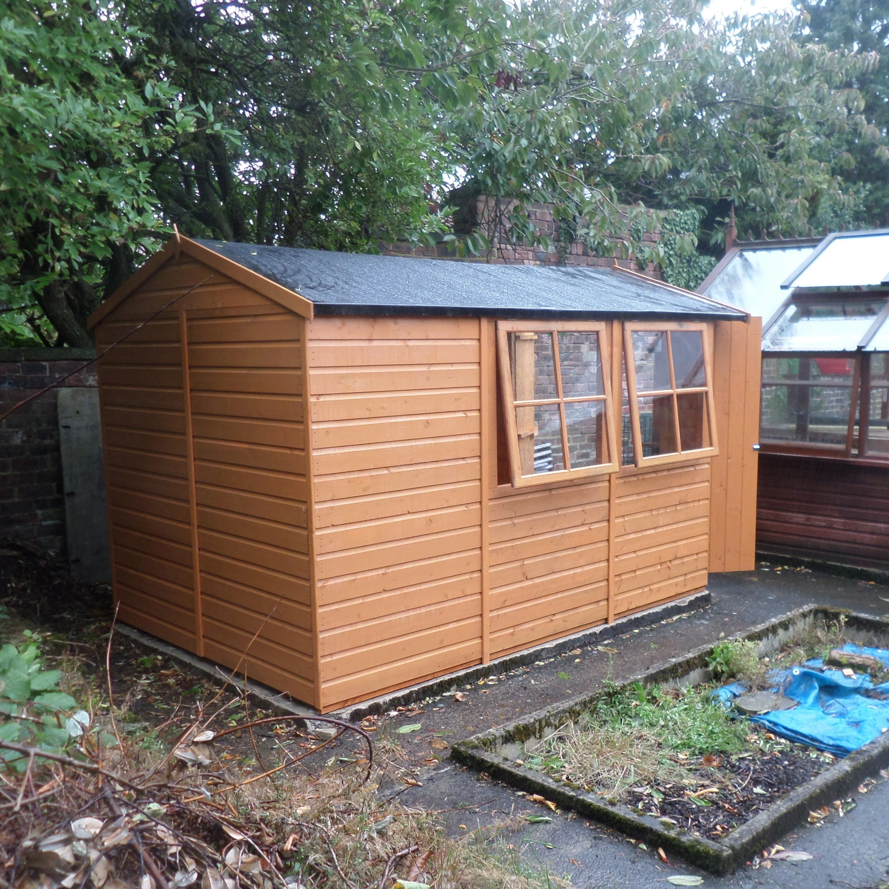 Shire Guernsey 7' x 10' 11" Apex Shed - Premium Dip Treated Shiplap - Image 9