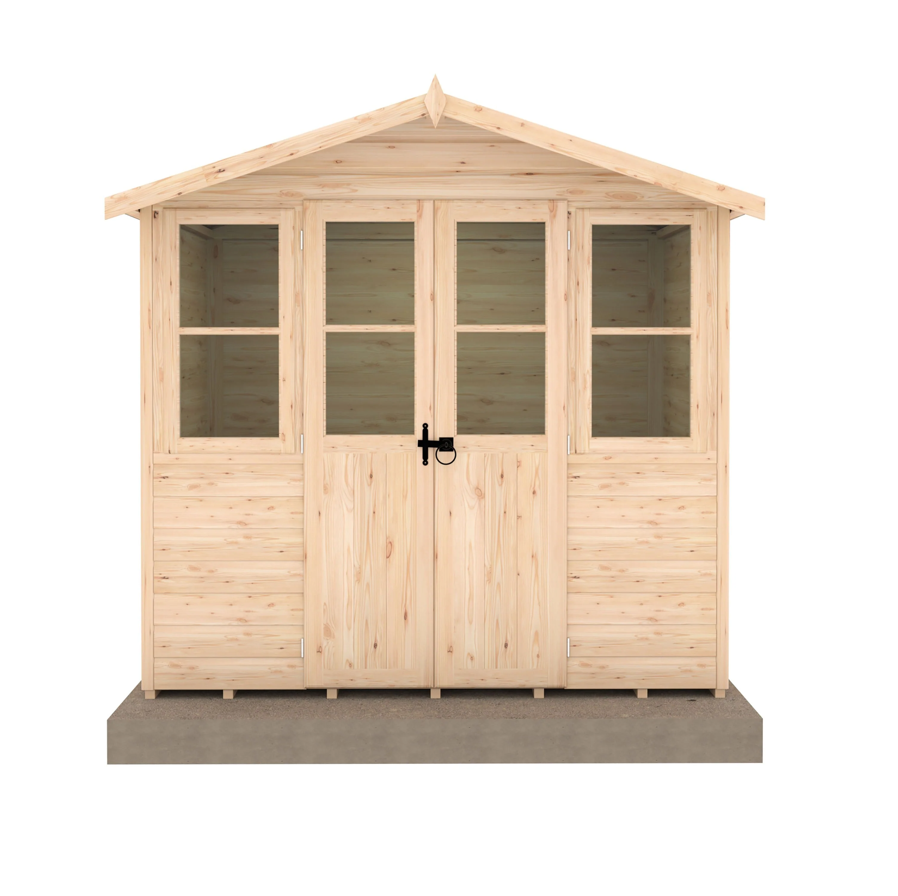 Haddon 4' 10" x 6' 8" Apex Summerhouse - Premium Dip Treated Shiplap - Image 8