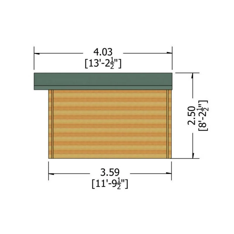 Shire Hale 12' x 12' Apex Log Cabin - Premium 28mm Cladding Tongue & Groove - Image 8