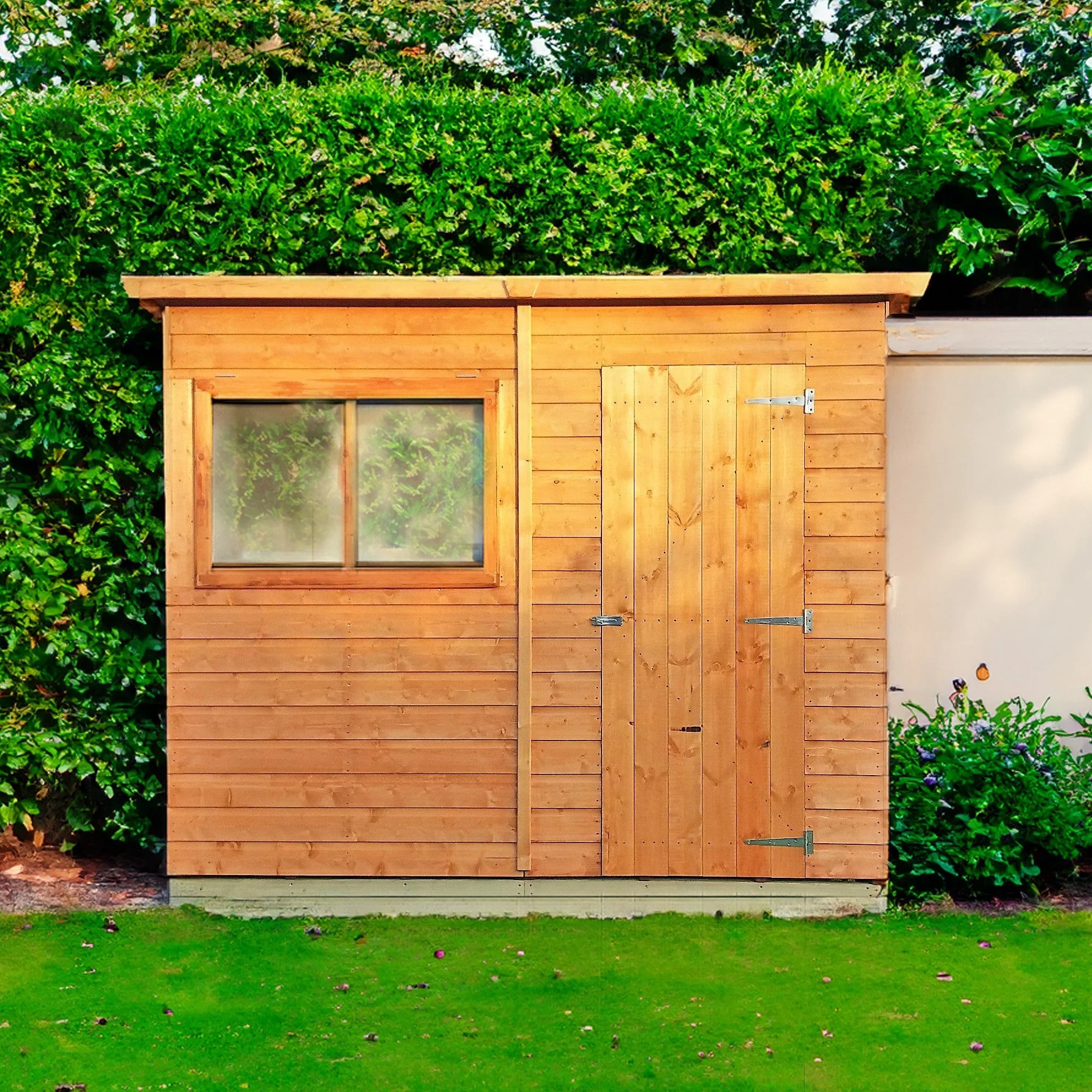 Hampshire 5' 9" x 7' 10" Pent Shed - Premium Dip Treated Shiplap - Image 5