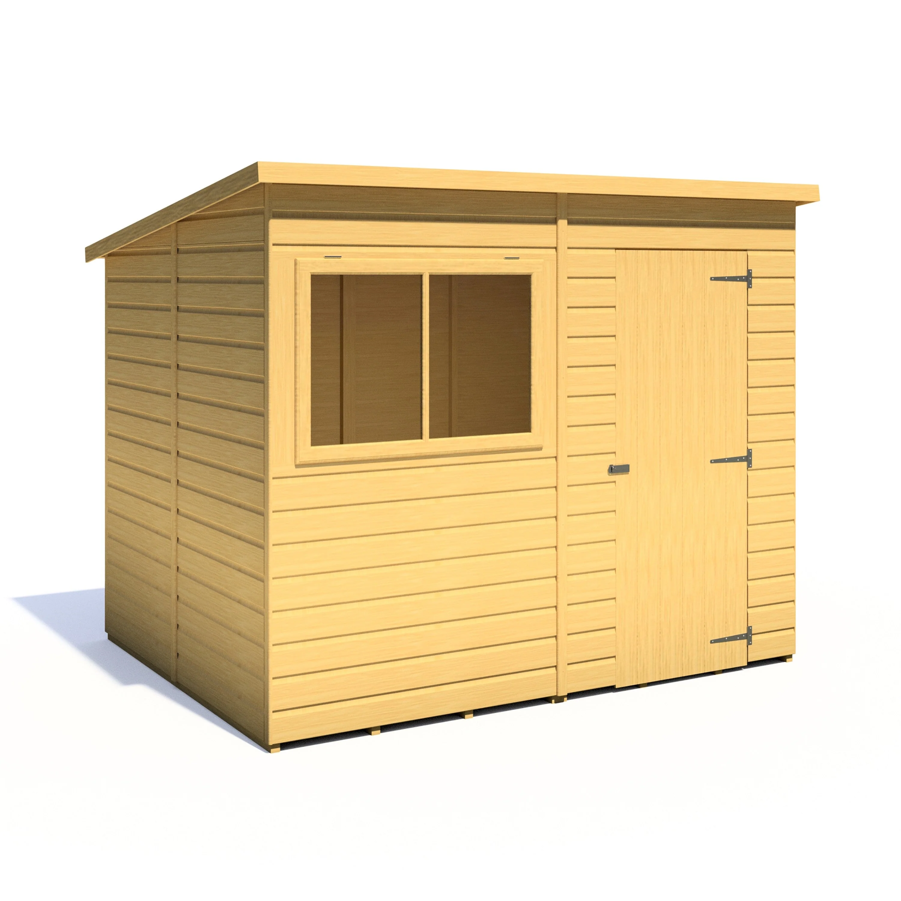 Hampshire 5' 9" x 7' 10" Pent Shed - Premium Dip Treated Shiplap - Image 7
