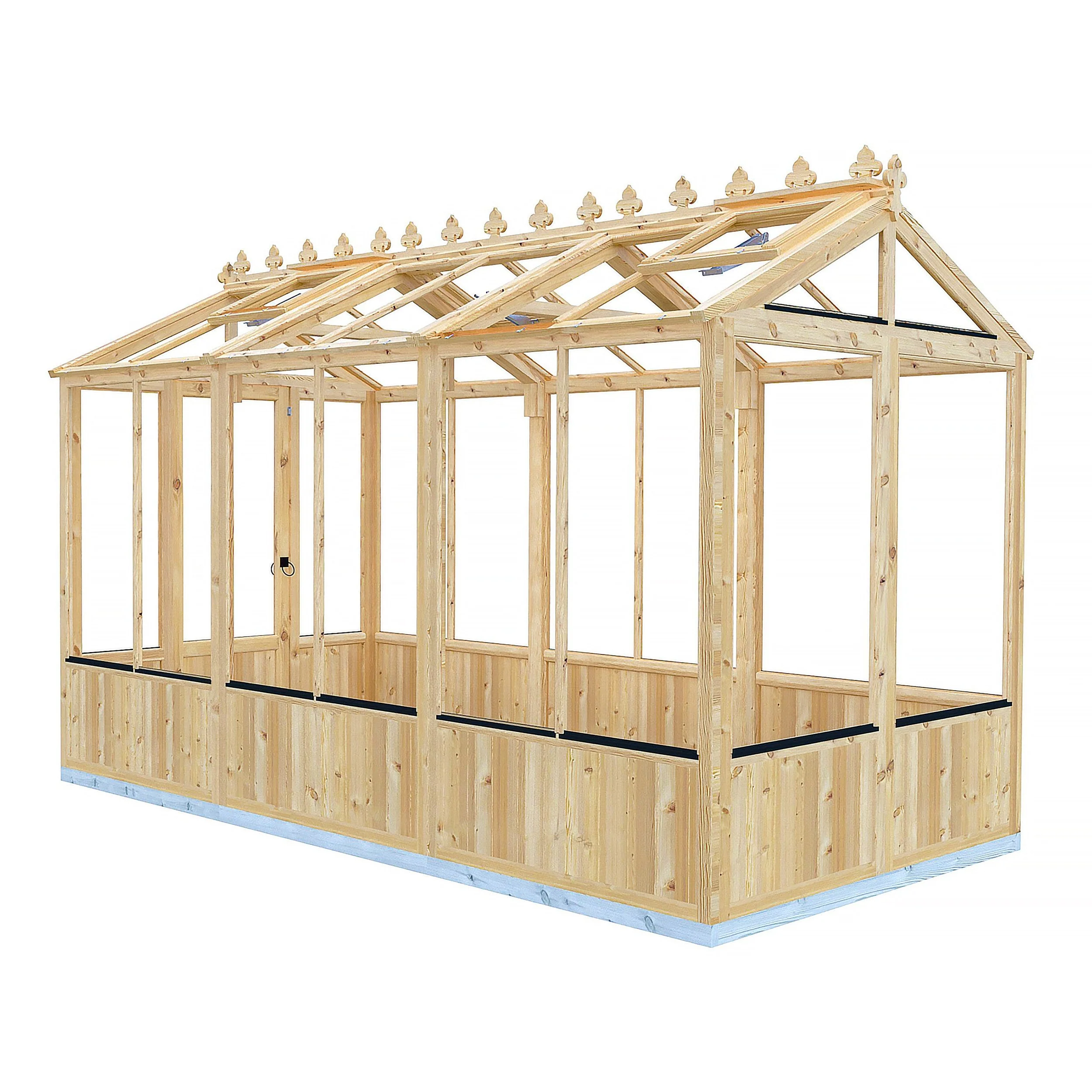 Shire Holkham 11' 8" x 6' 2" Apex Greenhouse - Premium Coated - Image 14