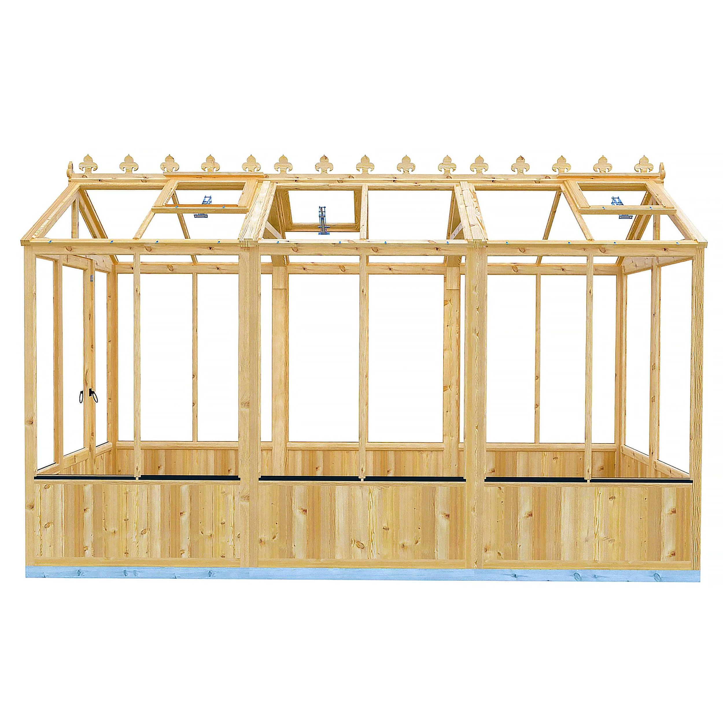 Shire Holkham 11' 8" x 6' 2" Apex Greenhouse - Premium Coated - Image 16