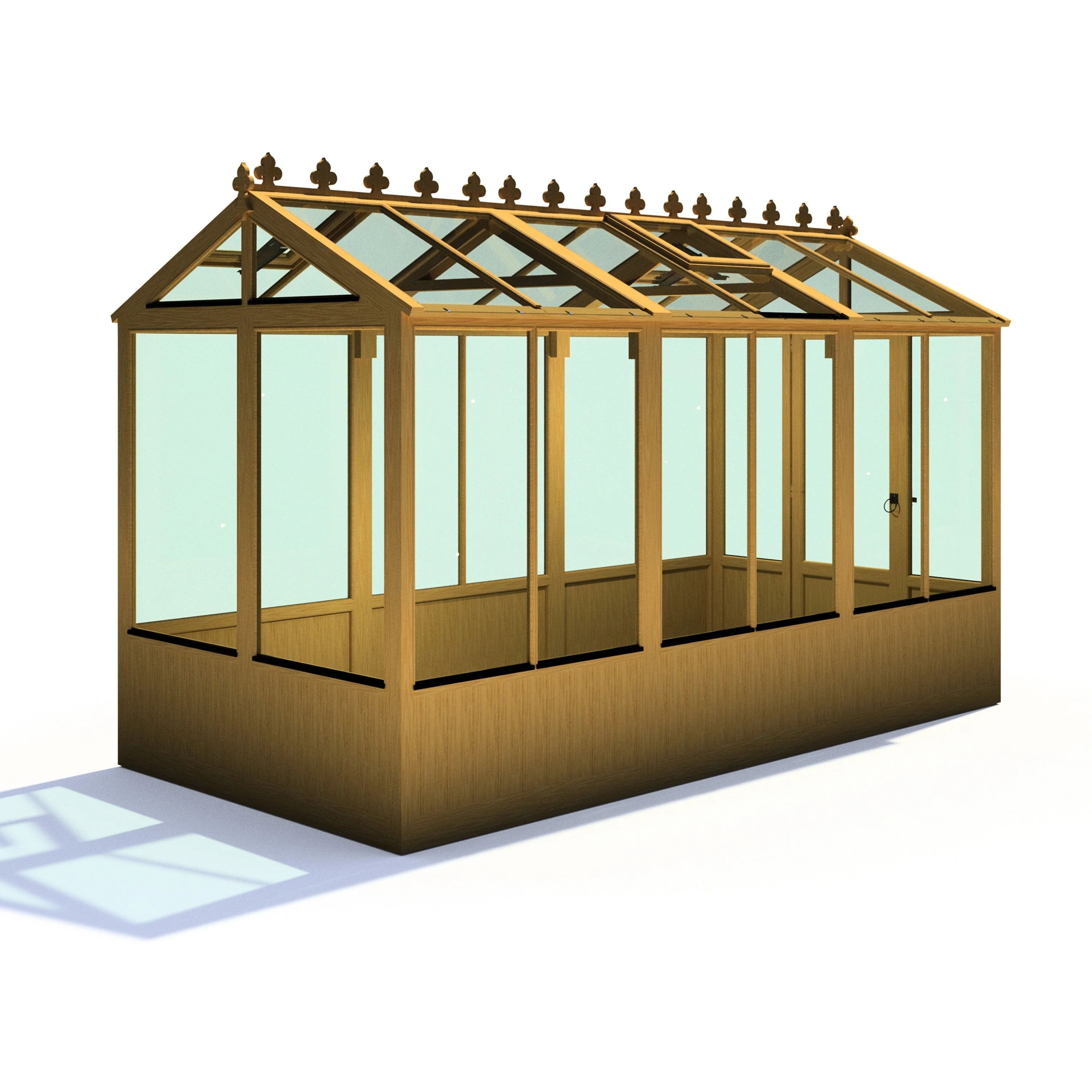 Shire Holkham 11' 8" x 6' 2" Apex Greenhouse - Premium Coated - Image 19