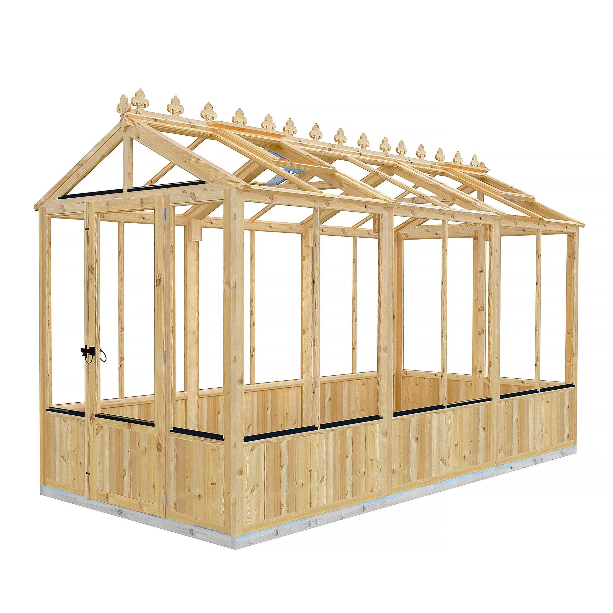 Shire Holkham 11' 8" x 6' 2" Apex Greenhouse - Premium Coated - Image 4