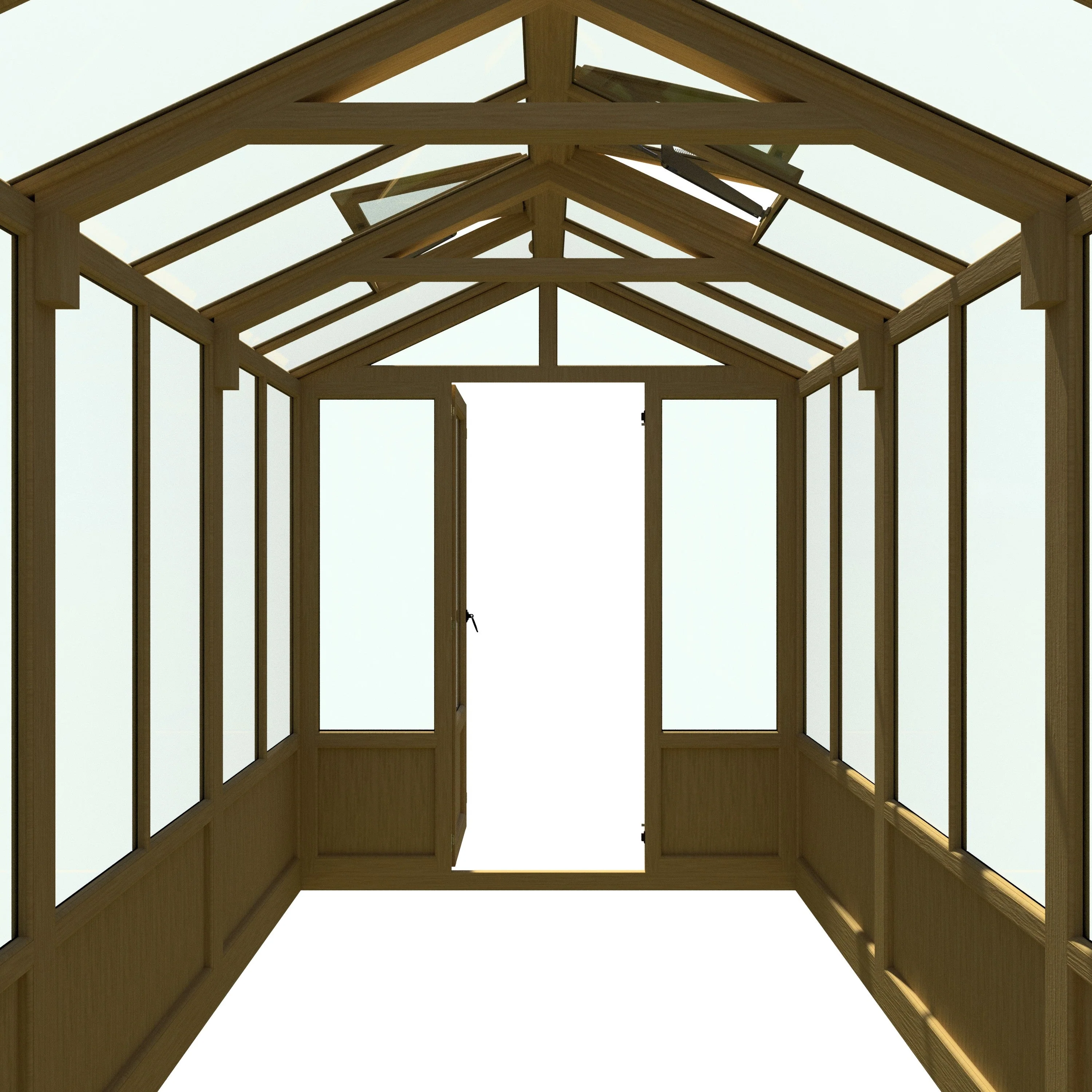 Shire Holkham 15' 7" x 6' 2" Apex Greenhouse - Premium Coated - Image 11