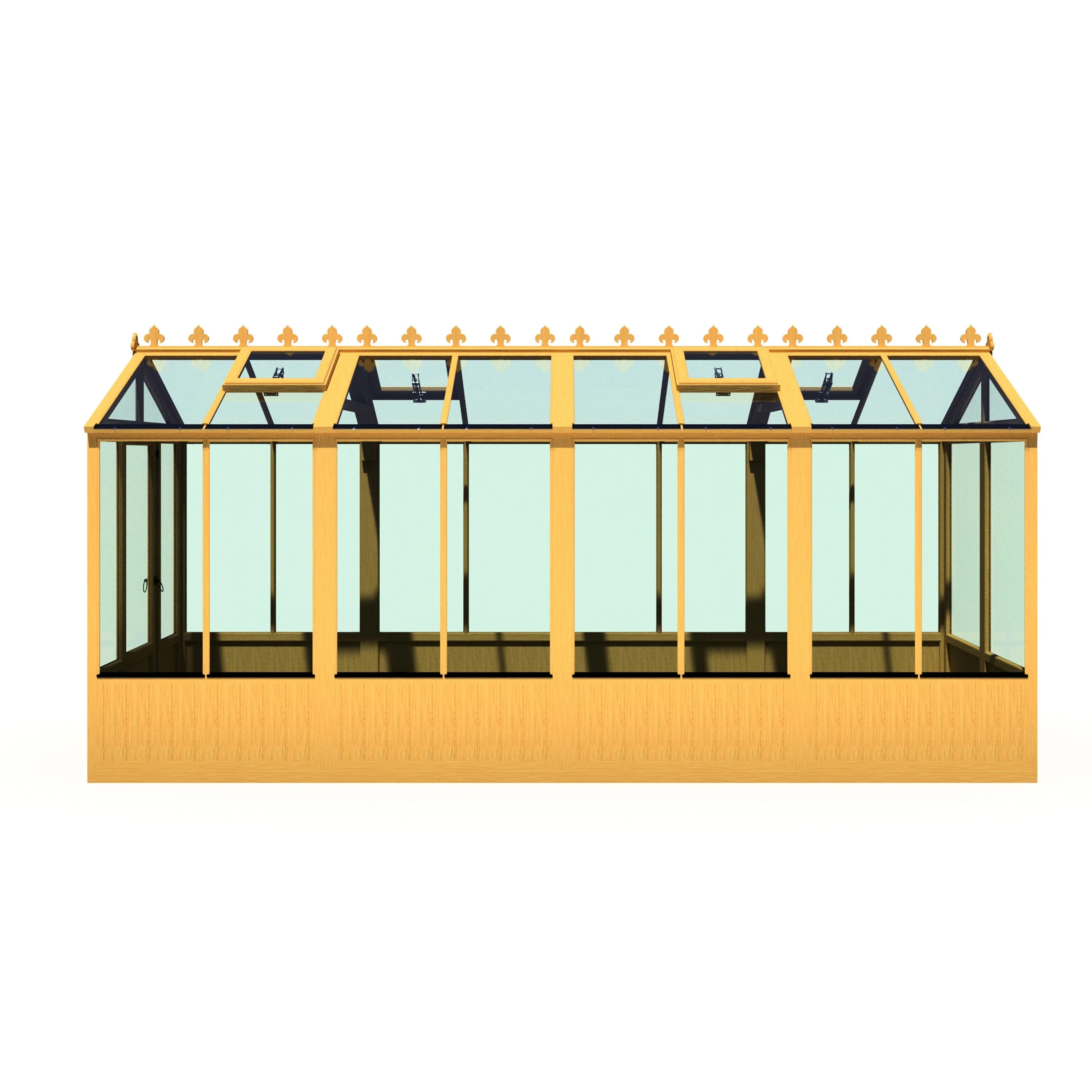 Shire Holkham 15' 7" x 6' 2" Apex Greenhouse - Premium Coated - Image 17