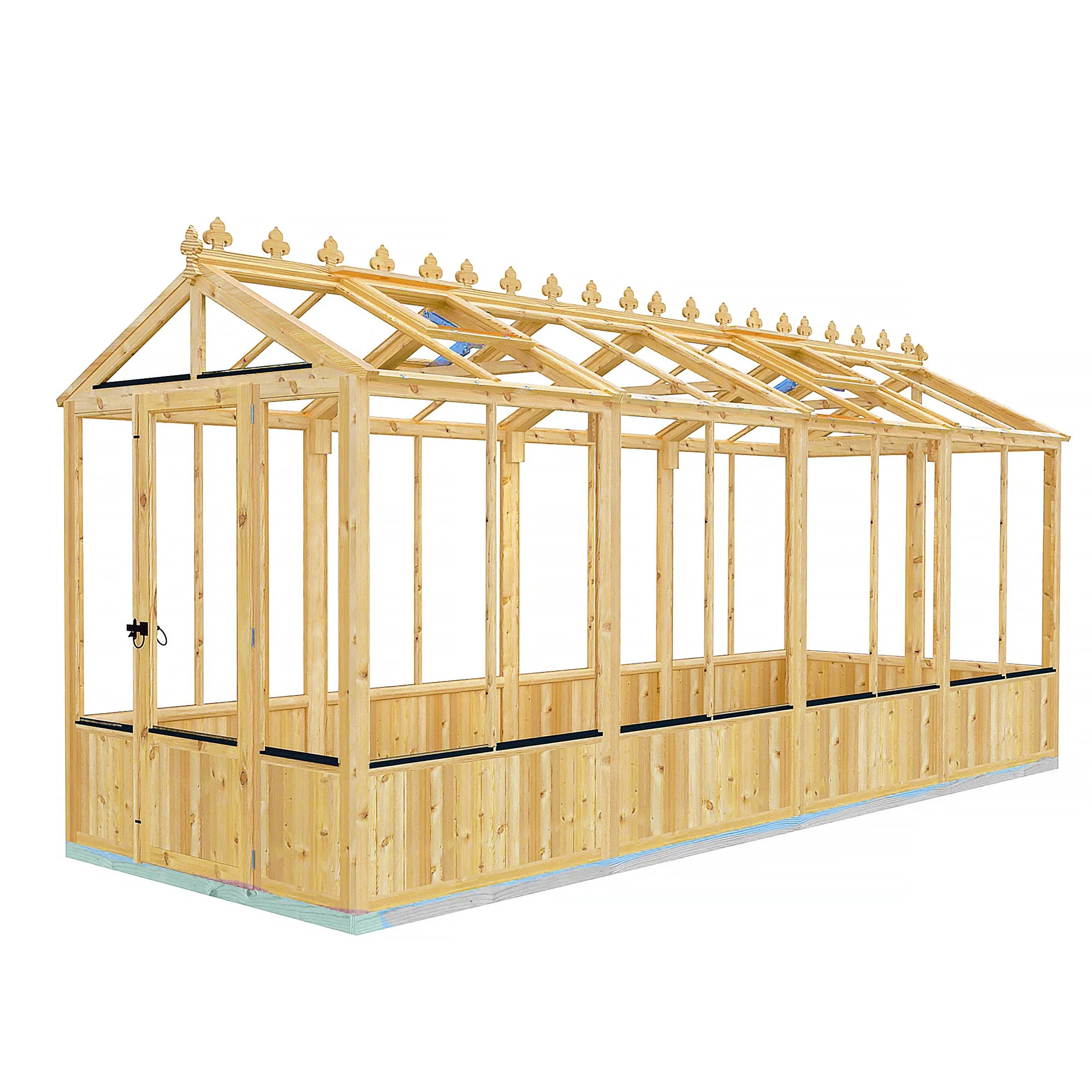 Shire Holkham 15' 7" x 6' 2" Apex Greenhouse - Premium Coated - Image 4