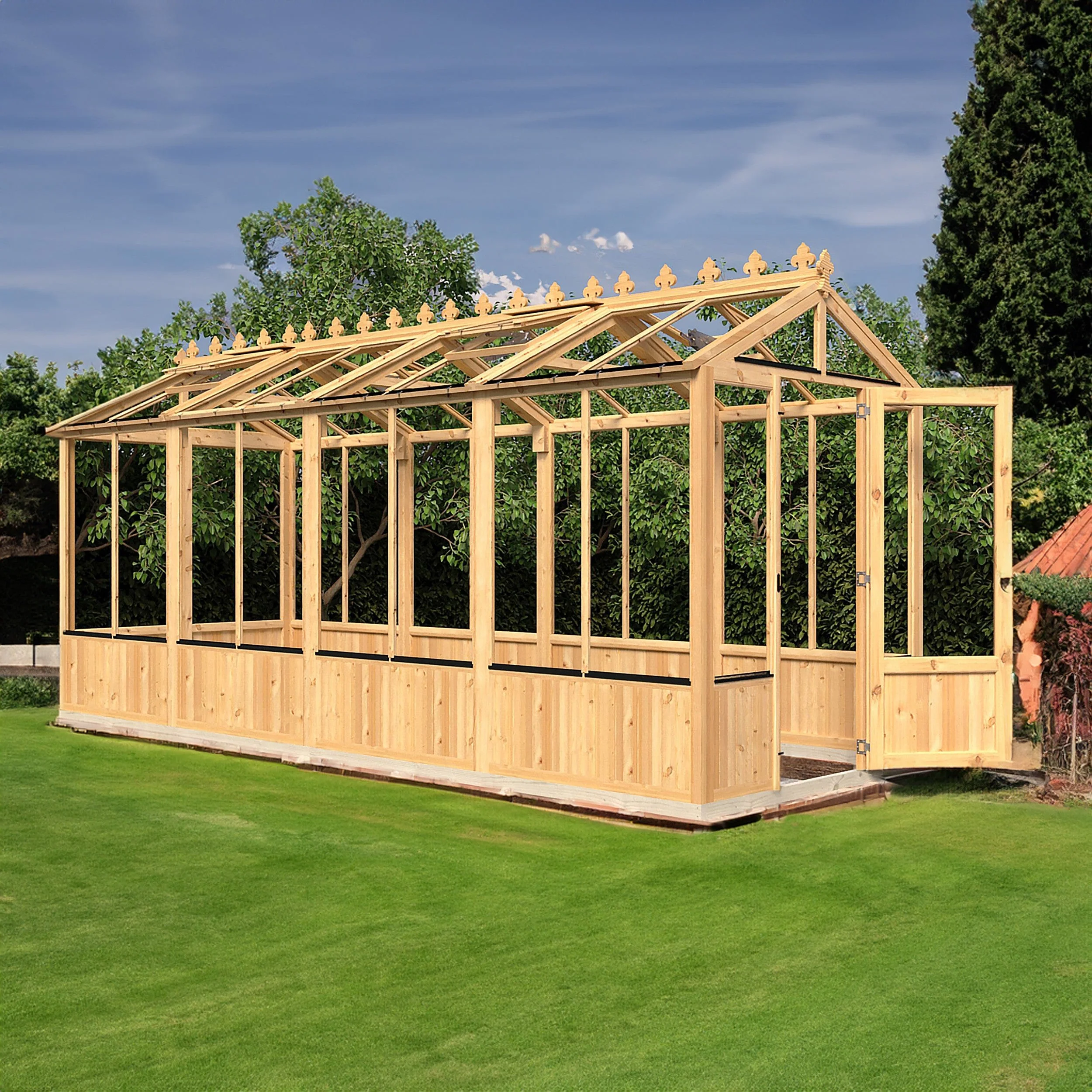 Shire Holkham 15' 7" x 6' 2" Apex Greenhouse - Premium Coated - Image 6