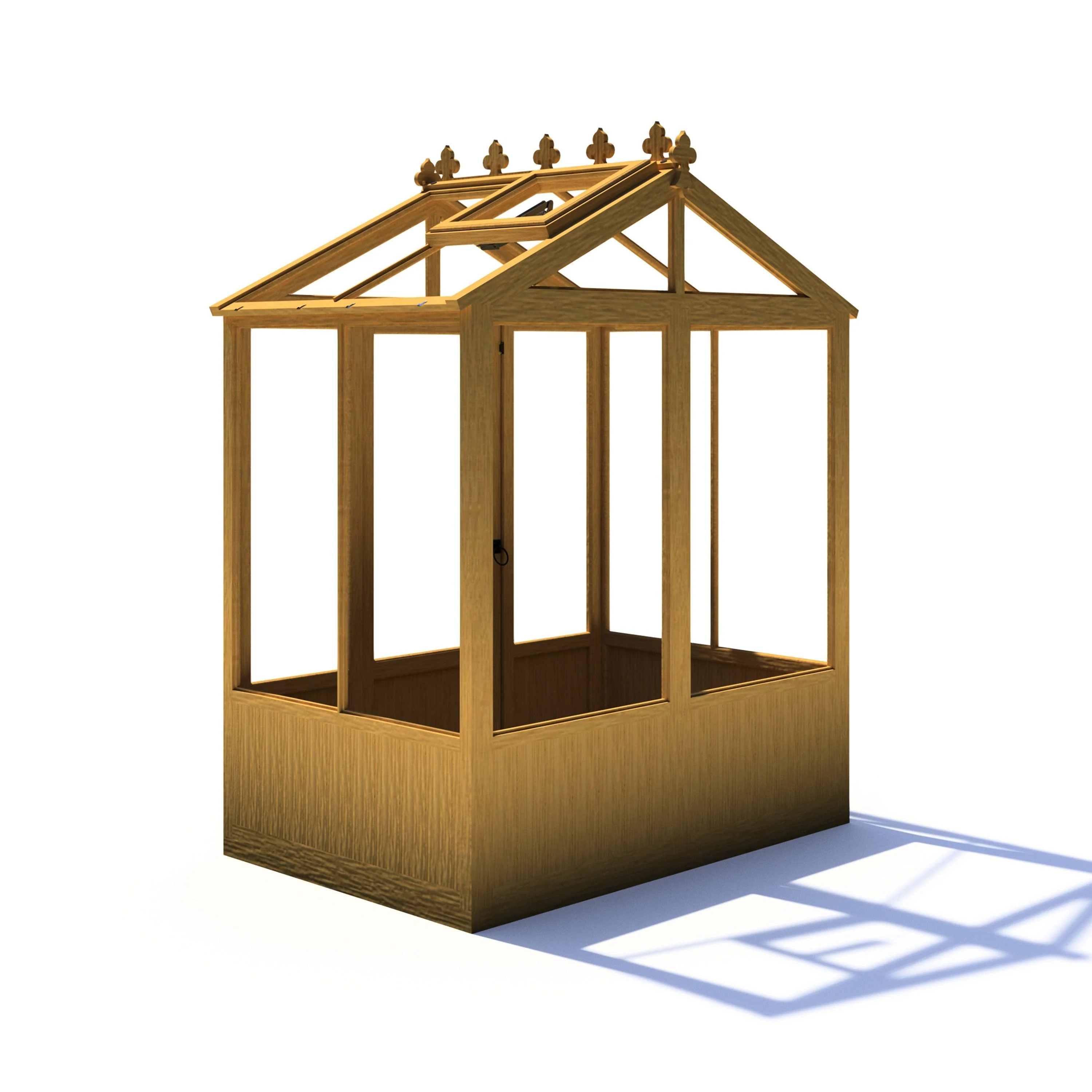 Shire Holkham 3' 8" x 5' 10" Apex Greenhouse - Classic Coated - Image 11
