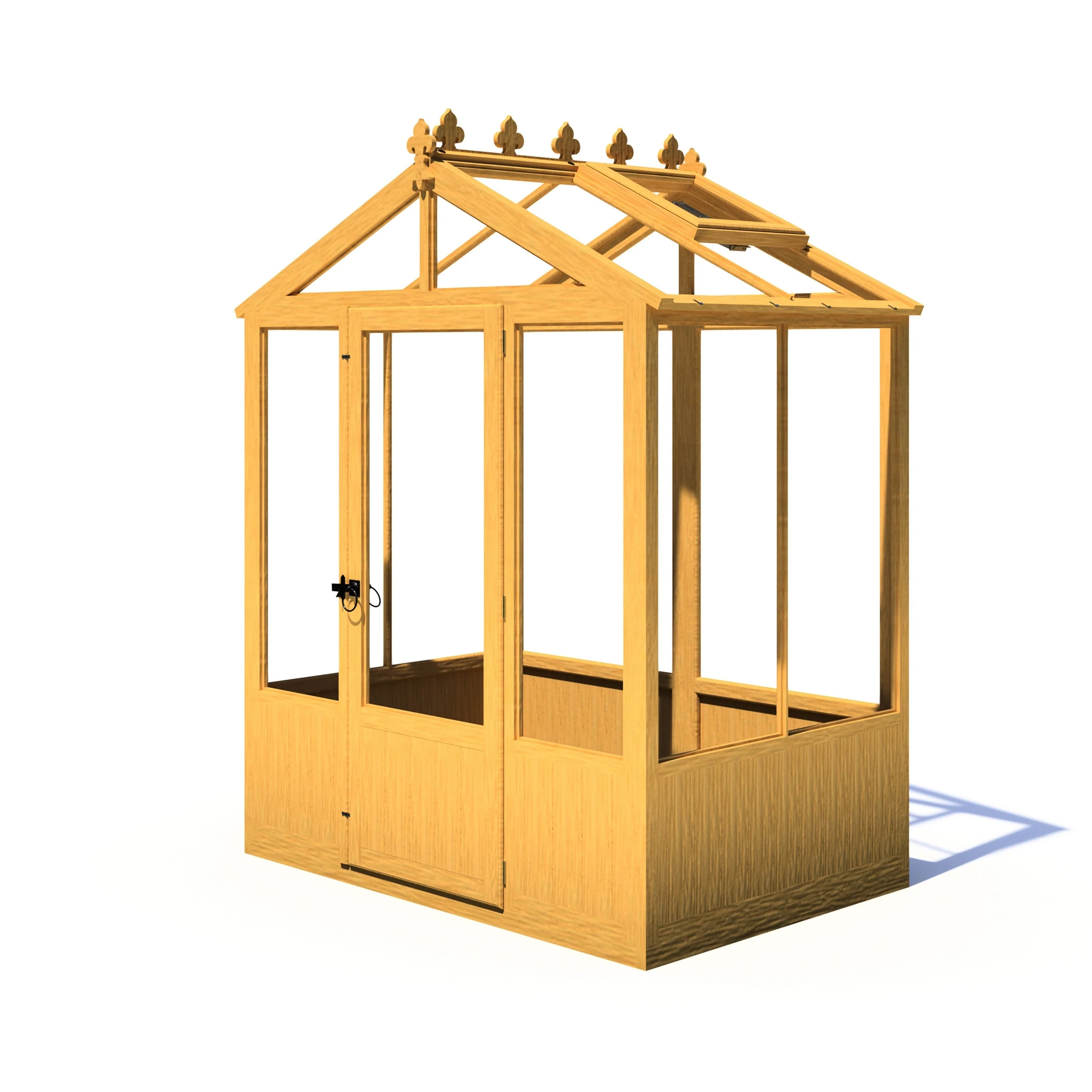 Shire Holkham 3' 8" x 5' 10" Apex Greenhouse - Classic Coated - Image 9