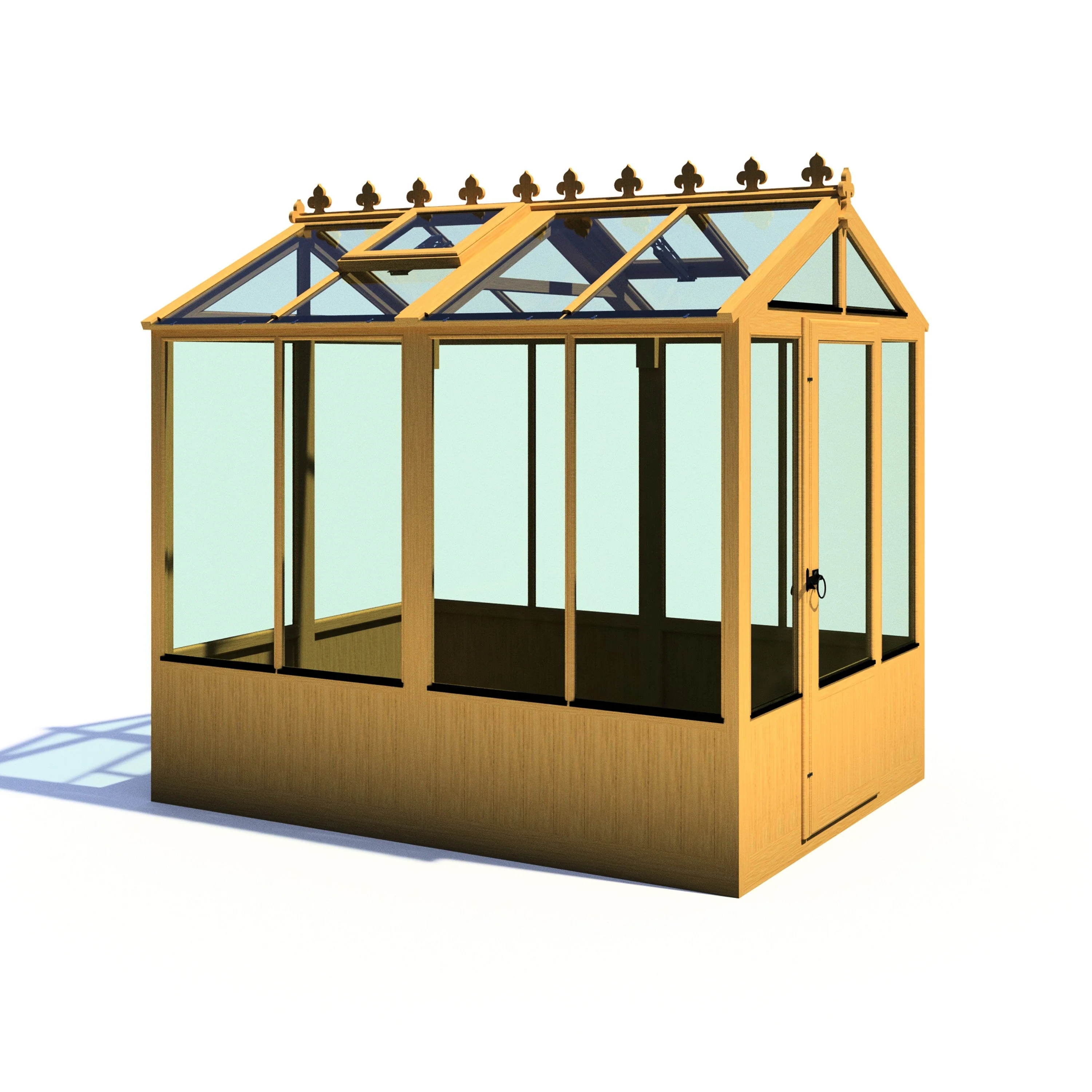 Shire Holkham 7' 7" x 5' 10" Apex Greenhouse - Premium Coated - Image 7